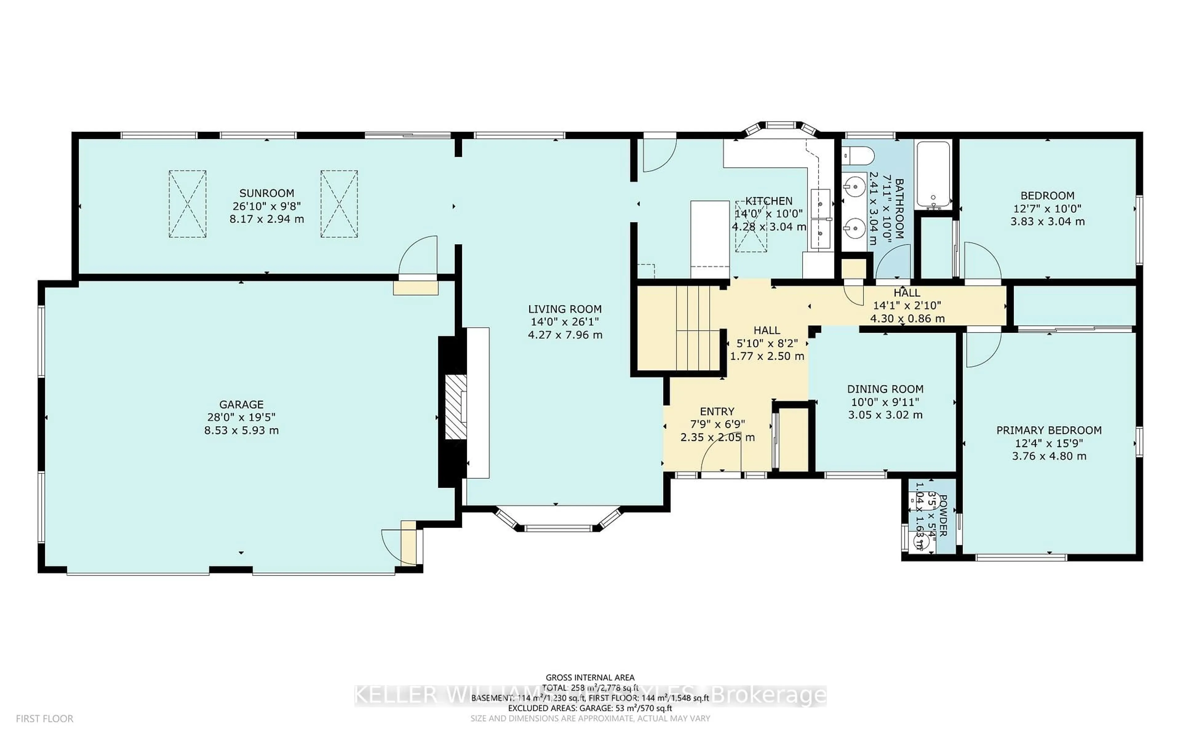 Floor plan for 21854 Highbury Ave, Middlesex Centre Ontario N0M 1C0