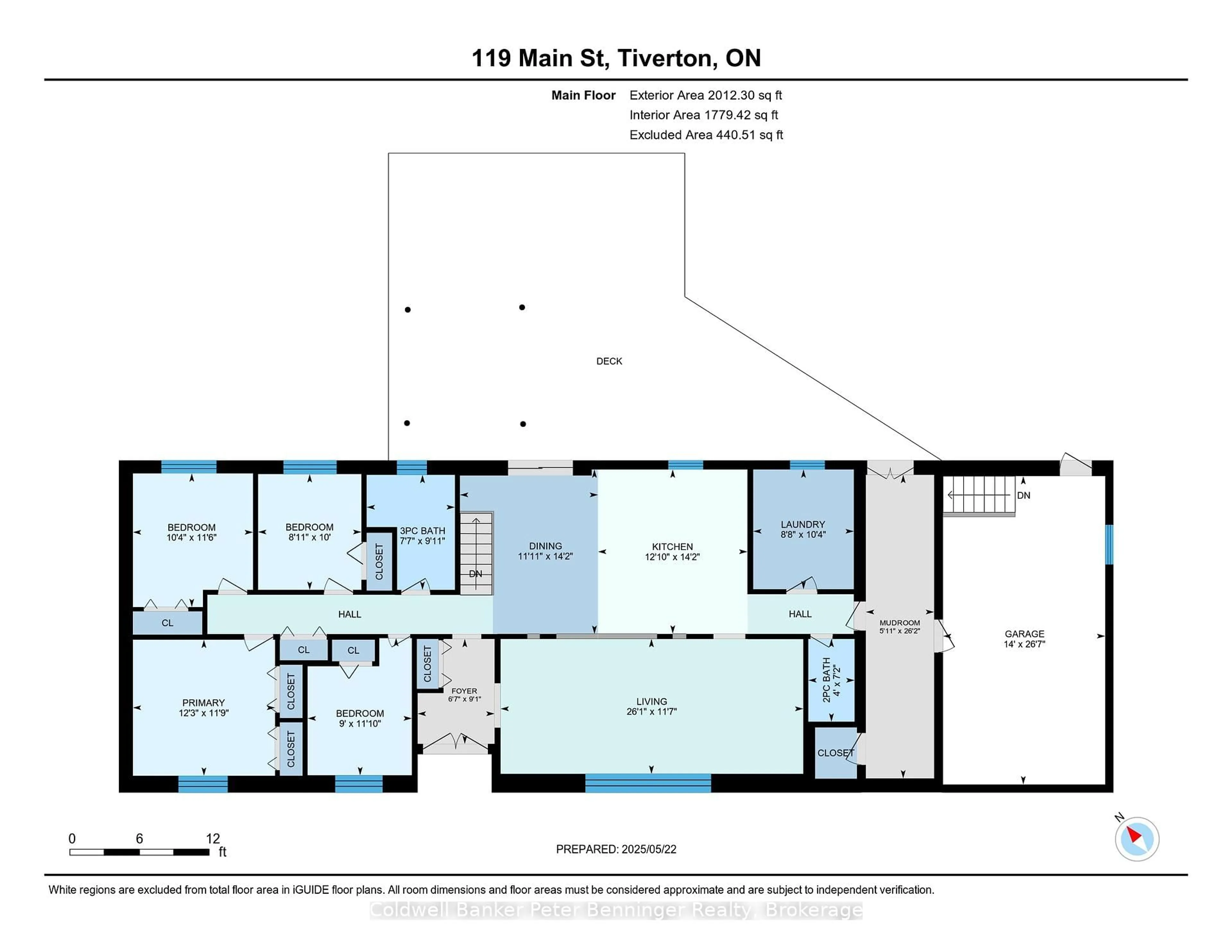 Floor plan for 119 Main St, Kincardine Ontario N0G 2T0