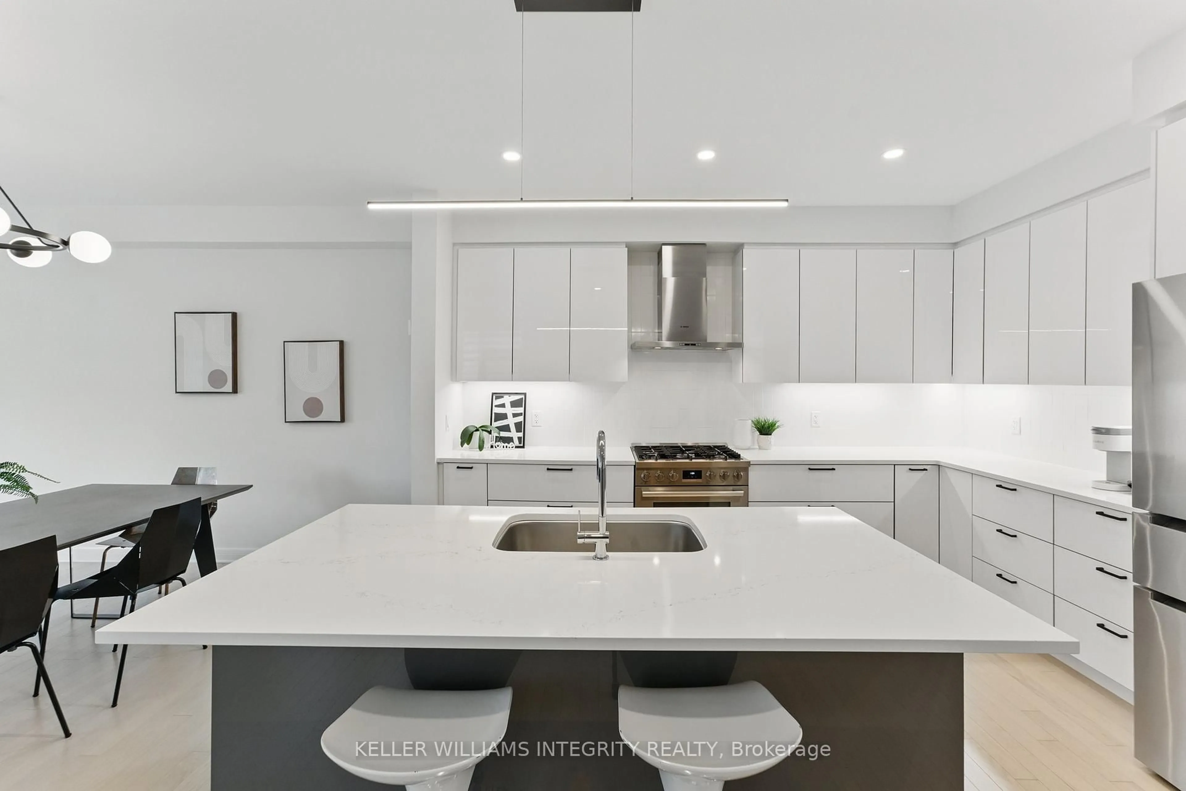Contemporary kitchen, ceramic/tile floor for 62 Michael Stoqua St, Ottawa Ontario K1K 5A2