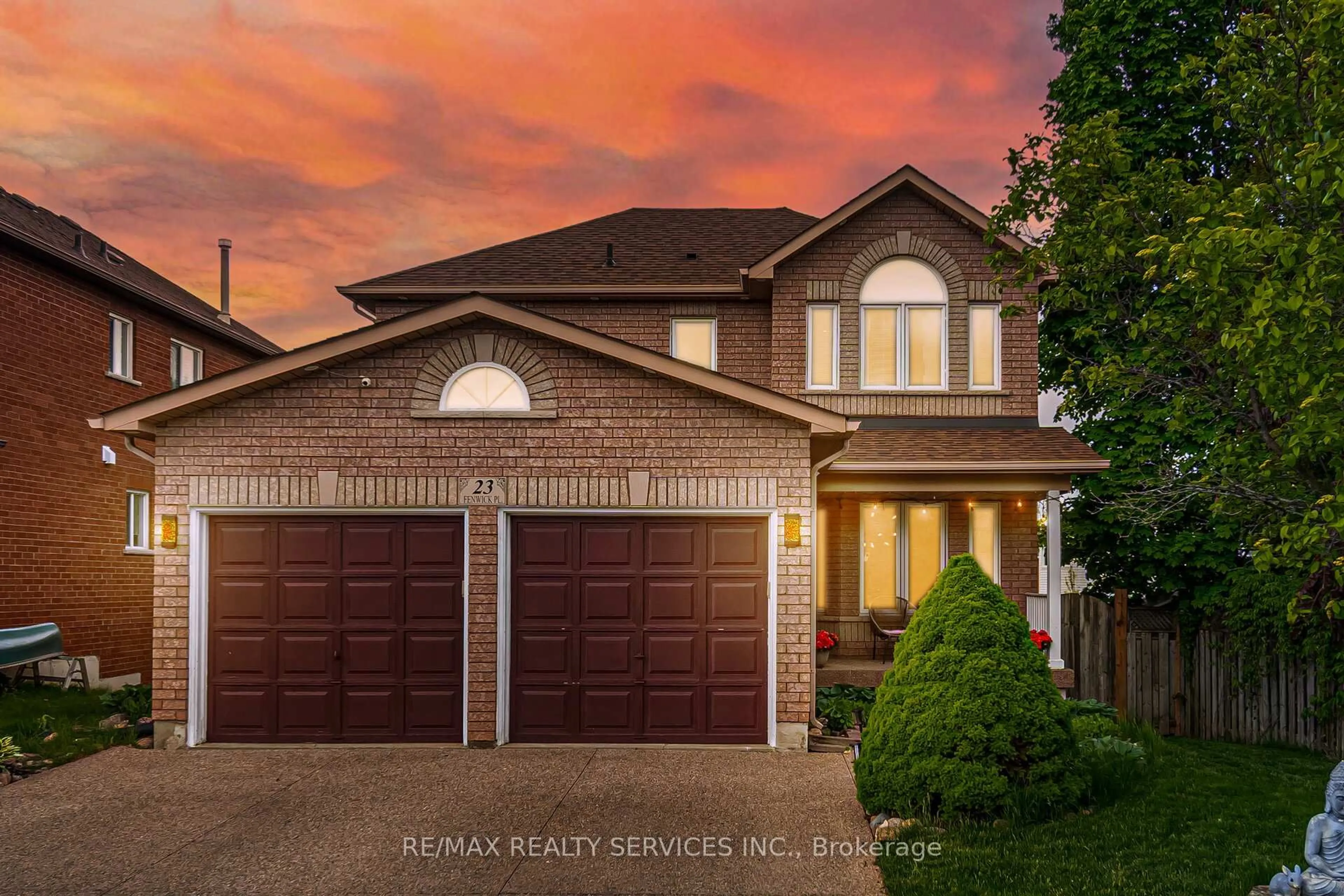 Home with brick exterior material, street for 23 Fenwick Pl, Hamilton Ontario L8B 0P5
