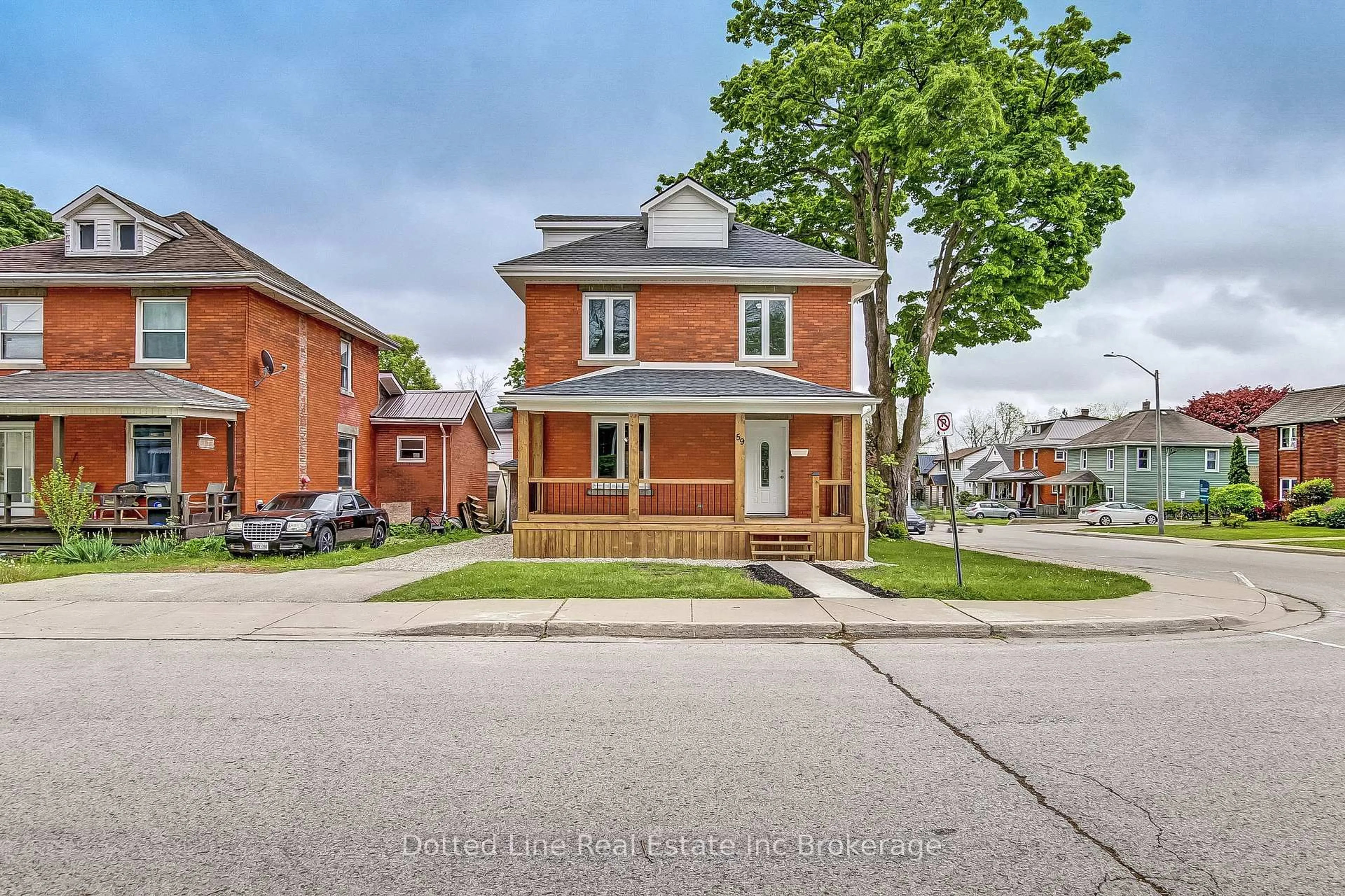 Home with brick exterior material, street for 59 Brock St, Tillsonburg Ontario N4G 2A4