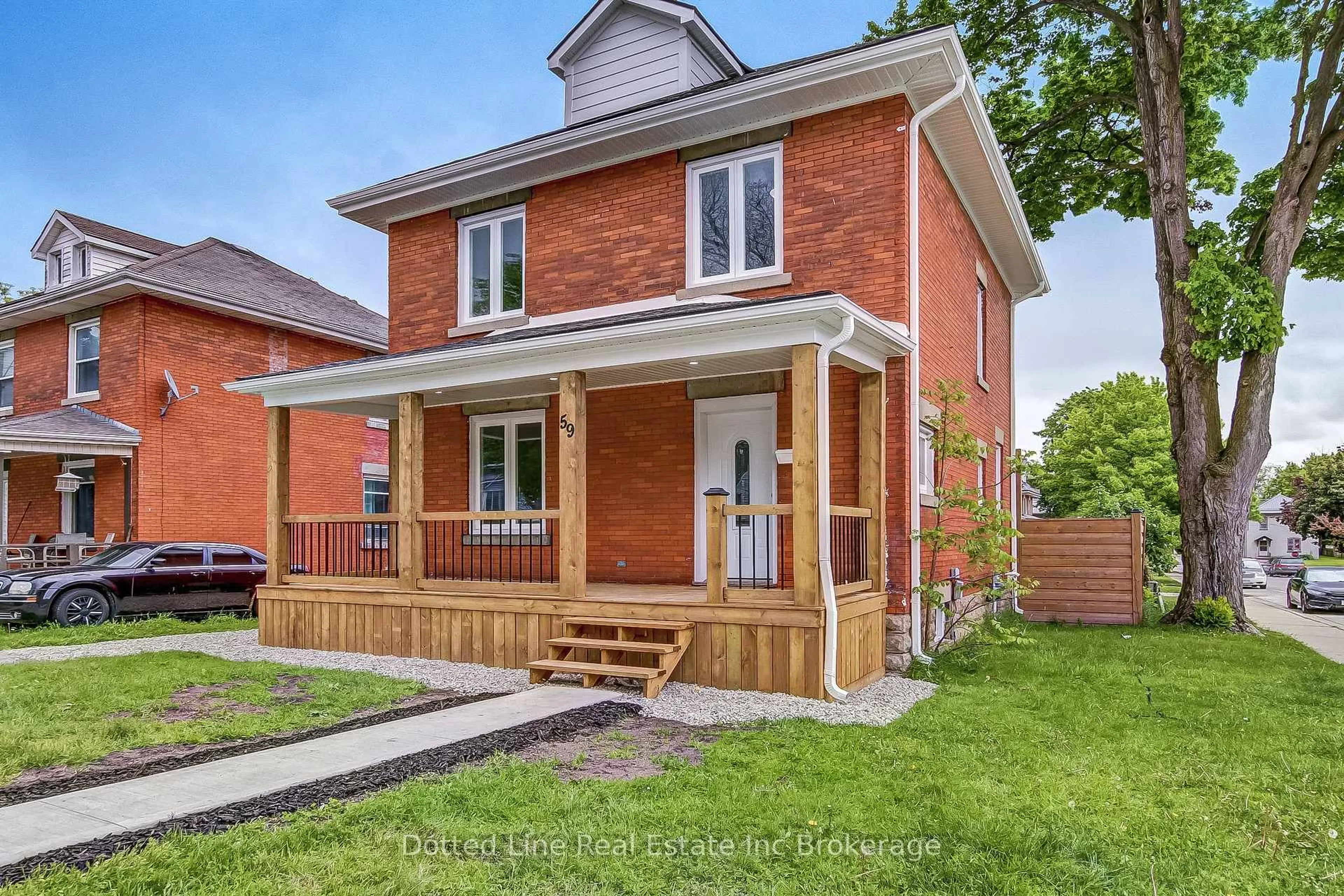 Home with brick exterior material, street for 59 Brock St, Tillsonburg Ontario N4G 2A4