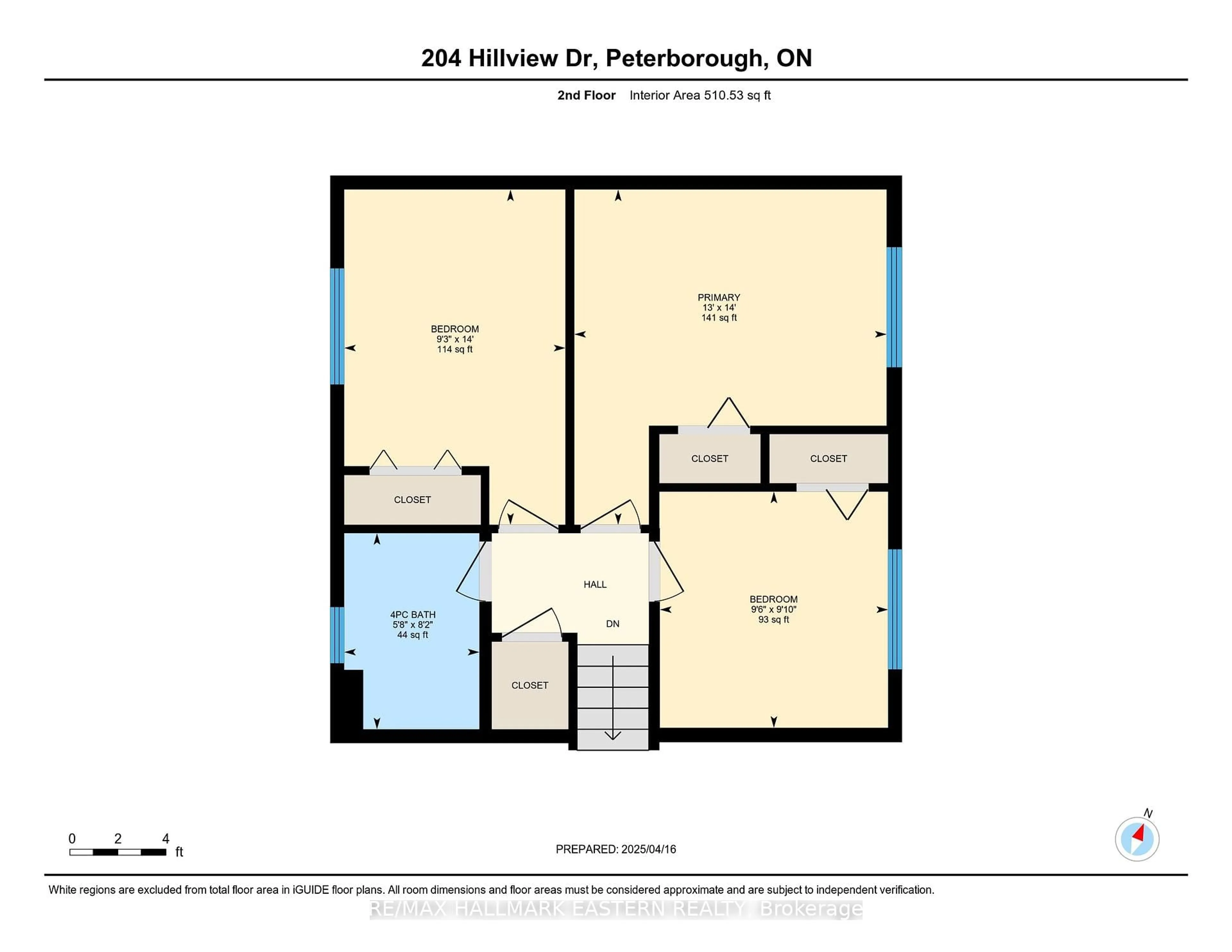 Floor plan for 204 Hillview Dr, Peterborough North Ontario K9K 2N2