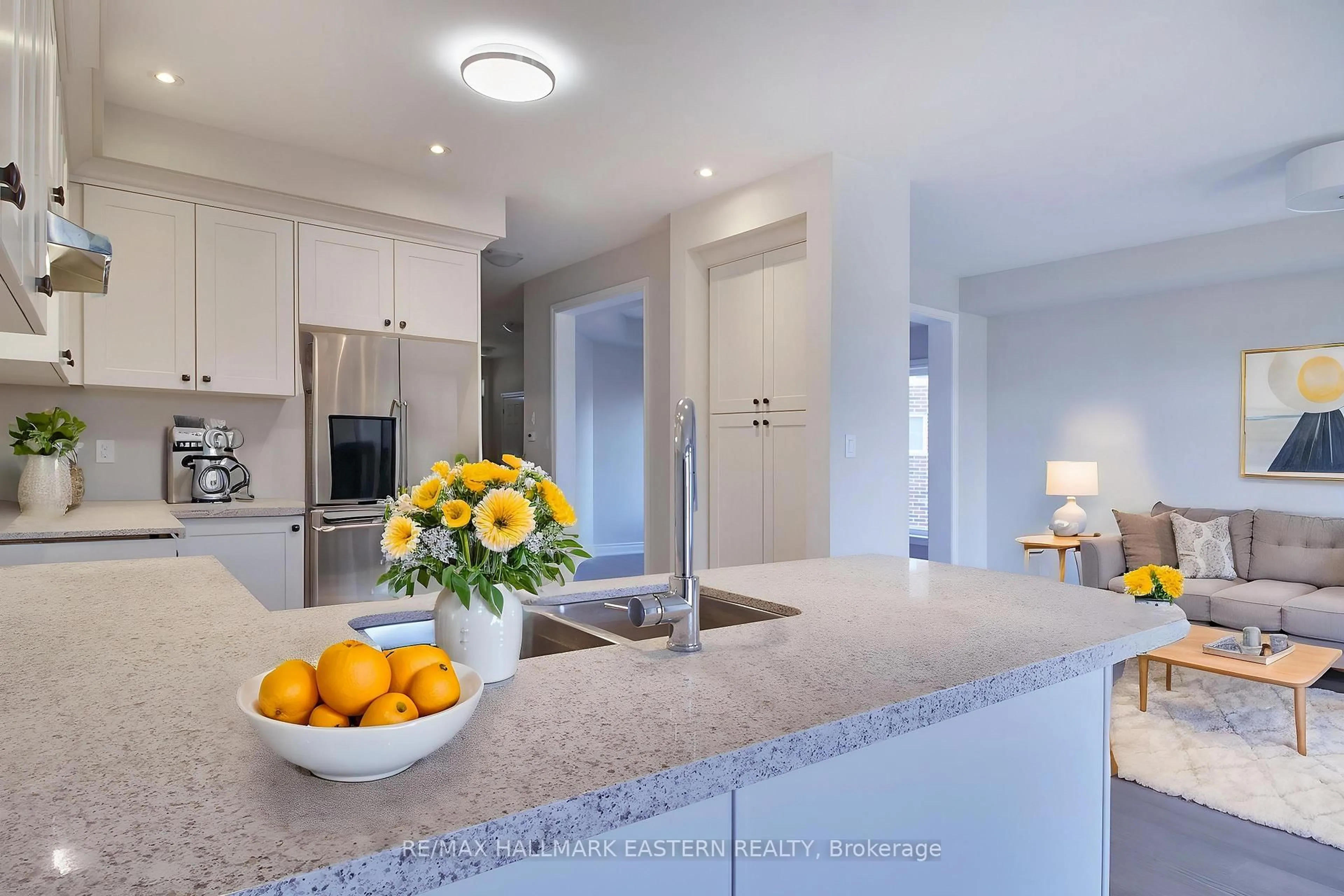 Contemporary kitchen, ceramic/tile floor for 30 Coldbrook Dr, Cavan Monaghan Ontario L0A 1G0