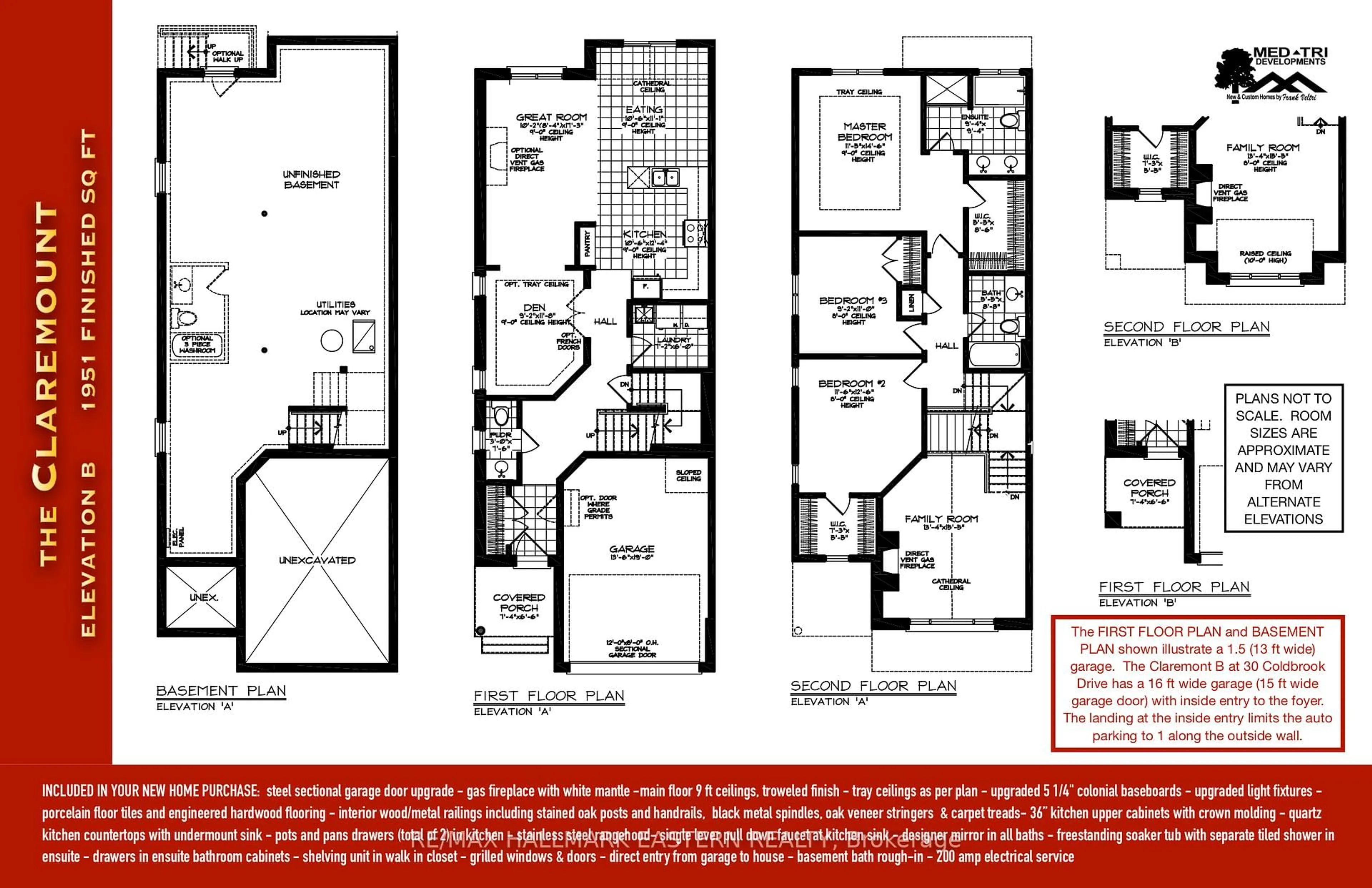Floor plan for 30 Coldbrook Dr, Cavan Monaghan Ontario L0A 1G0