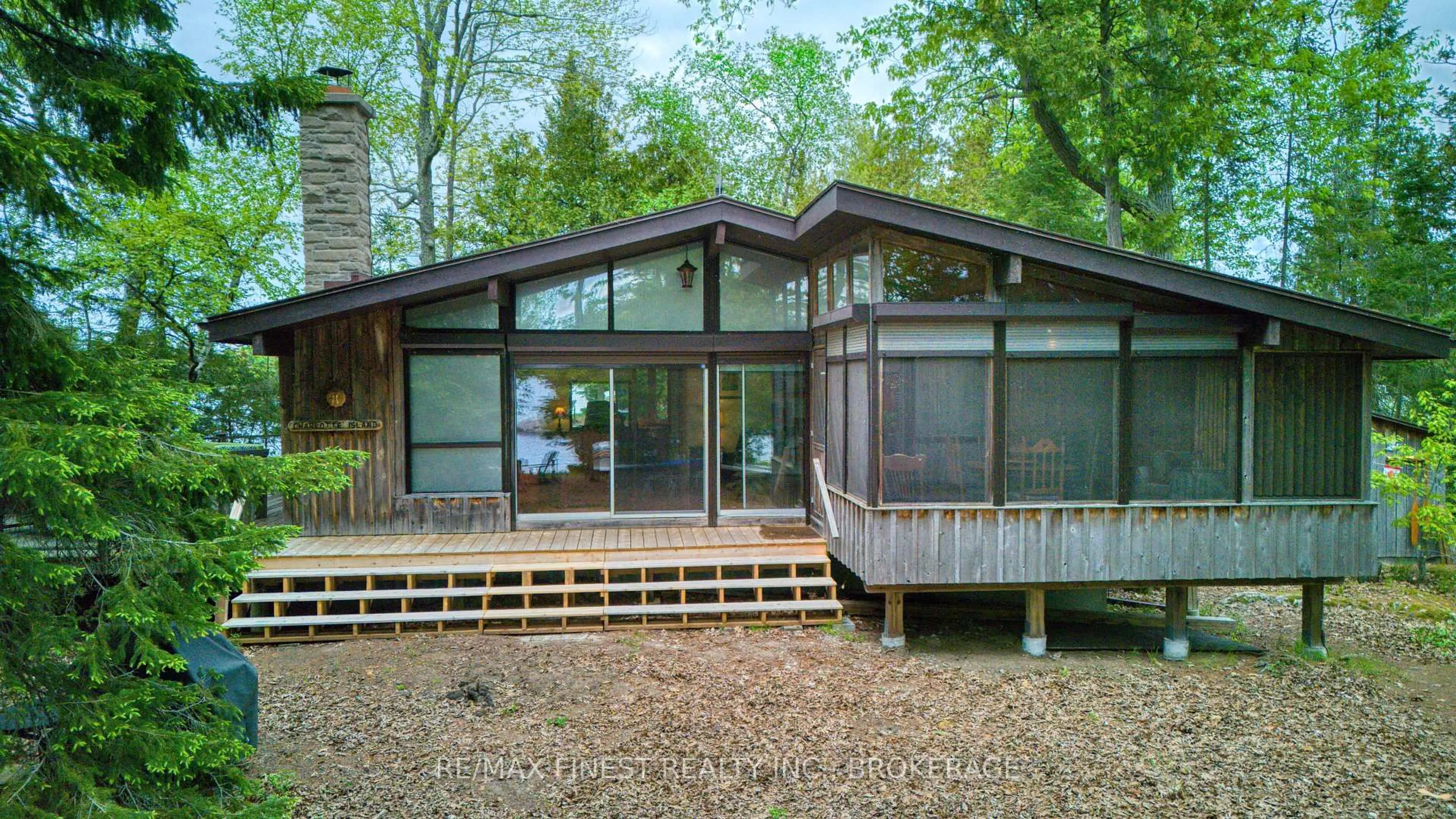 Home with vinyl exterior material, unknown for 681 Charlotte Island N/A, Sharbot Lake Ontario K0H 2P0