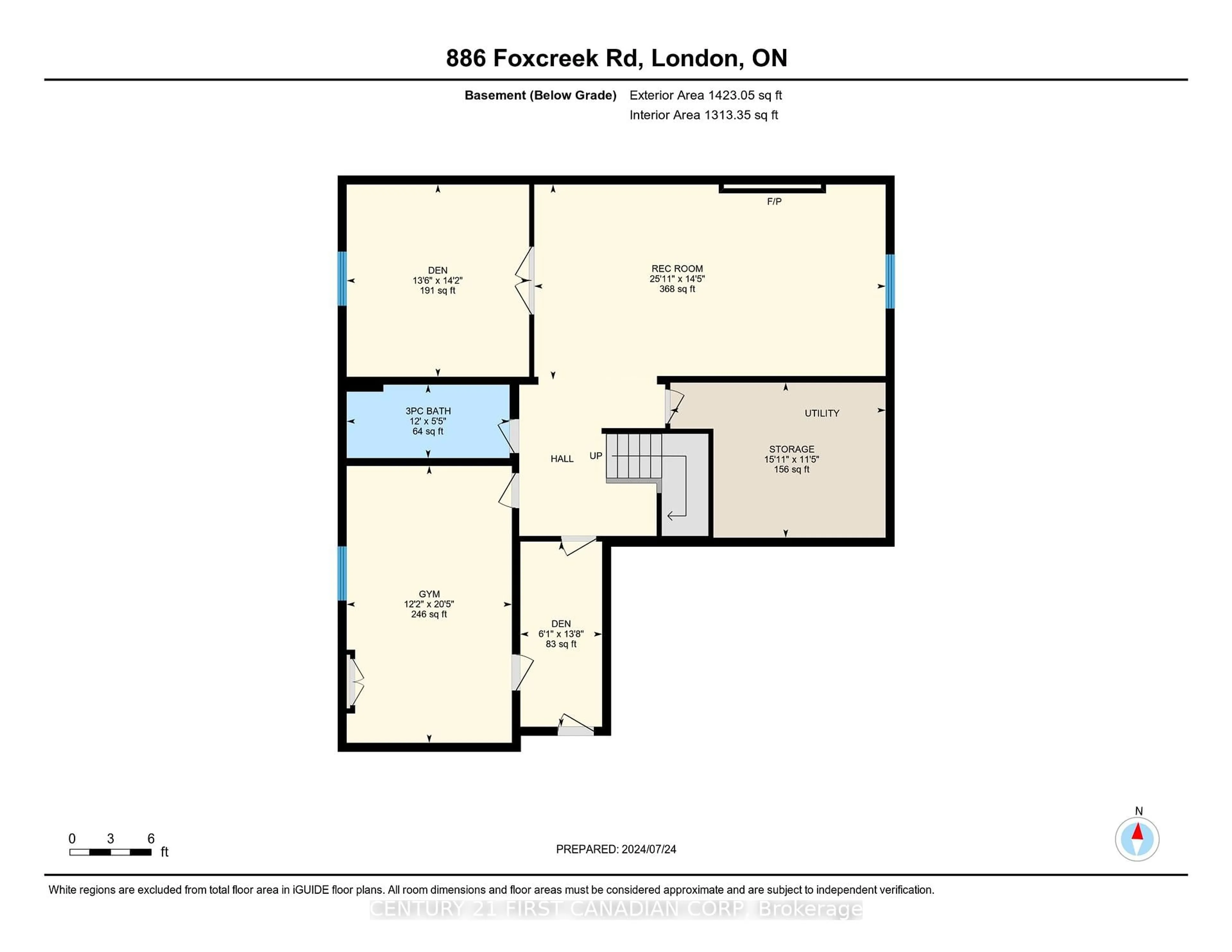 Floor plan for 886 Foxcreek Rd, London North Ontario N6G 0J9