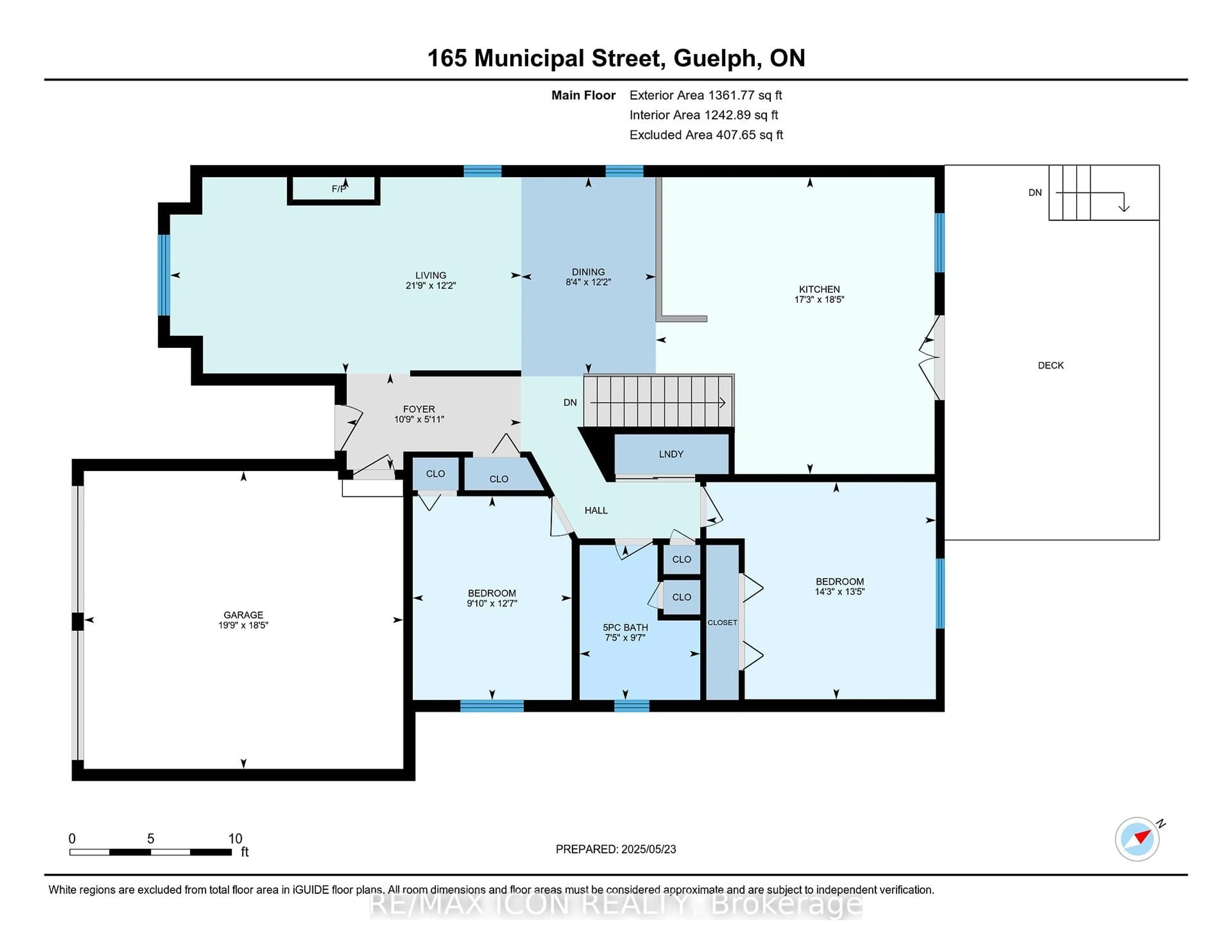 Floor plan for 165 Municipal St, Guelph Ontario N1G 4R3