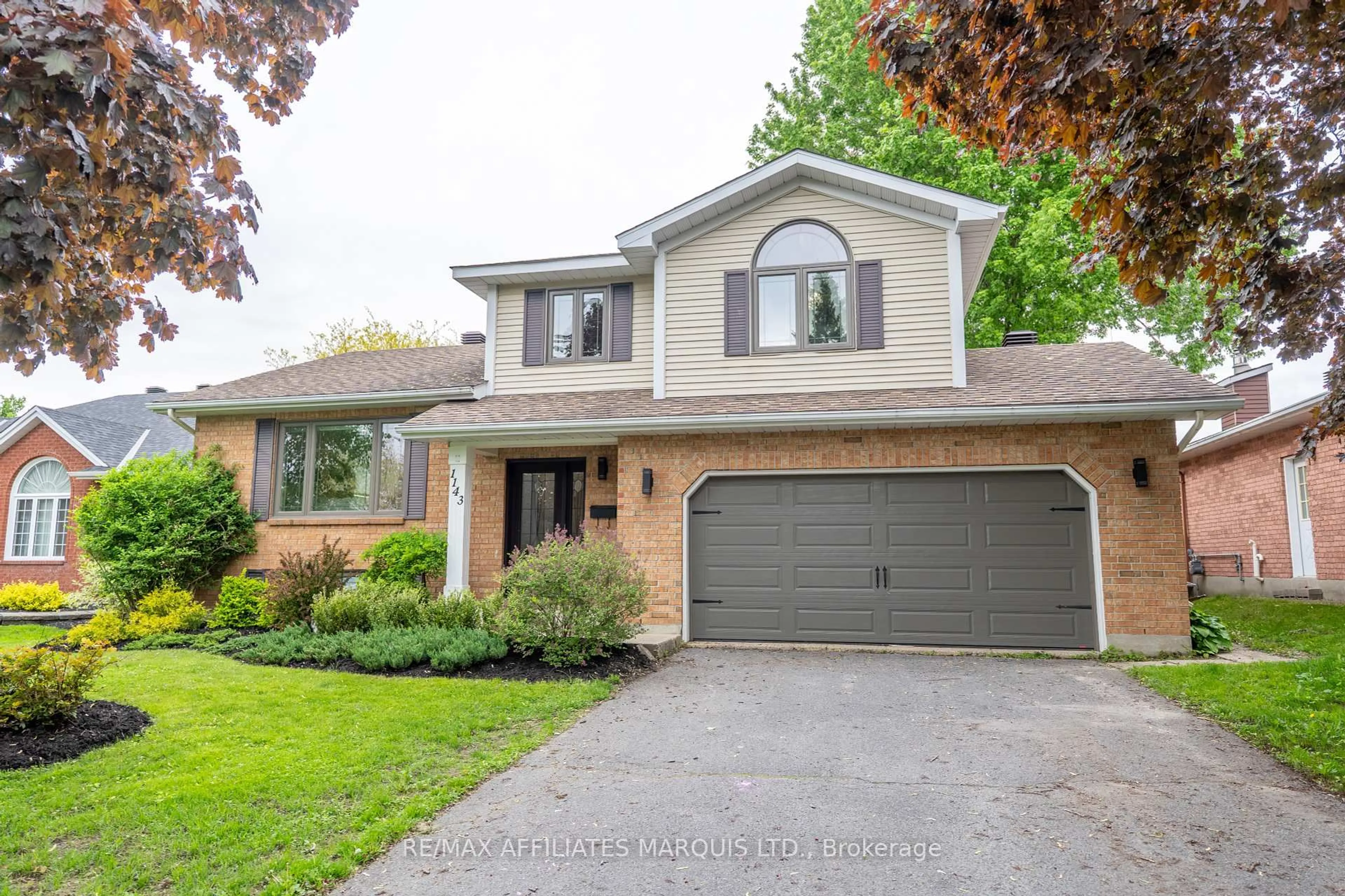 Home with brick exterior material, street for 1143 Stokes Dr, Cornwall Ontario K6J 5J6
