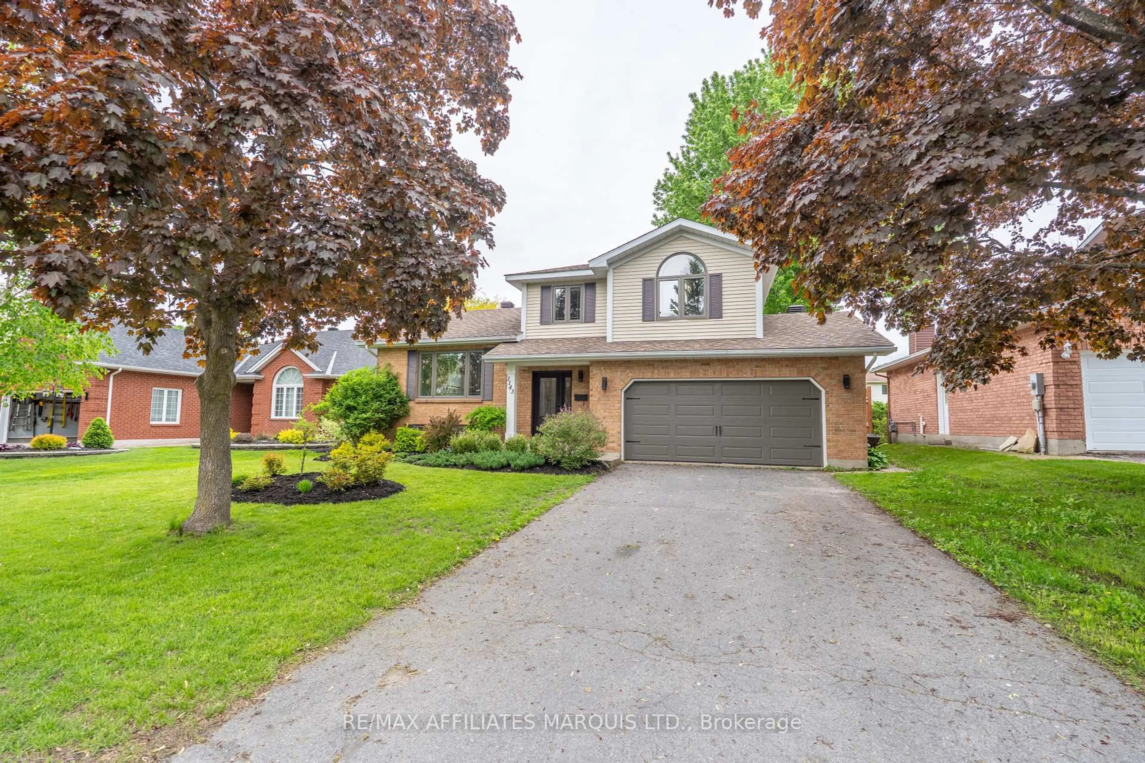 Home with brick exterior material, street for 1143 Stokes Dr, Cornwall Ontario K6J 5J6
