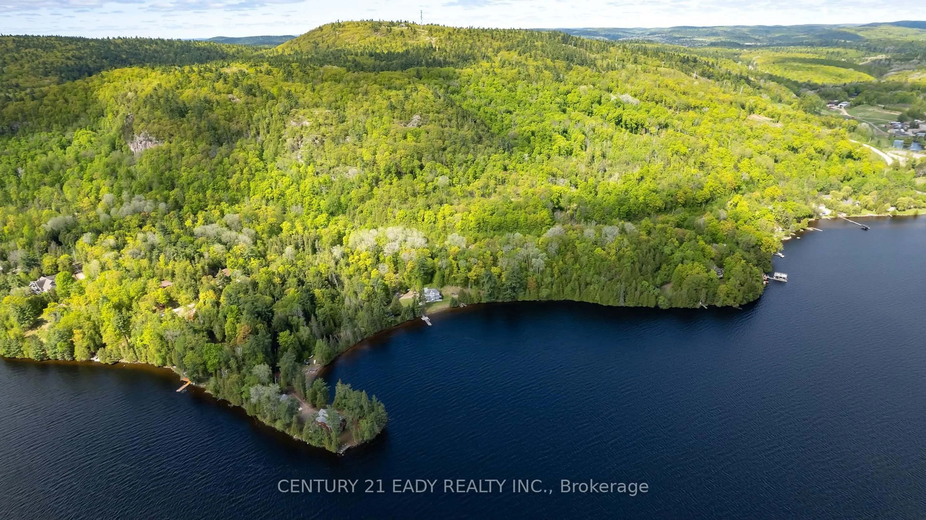 A pic from outside/outdoor area/front of a property/back of a property/a pic from drone, water/lake/river/ocean view for 1044 Beachs Lane, Calabogie Ontario K0J 1H0