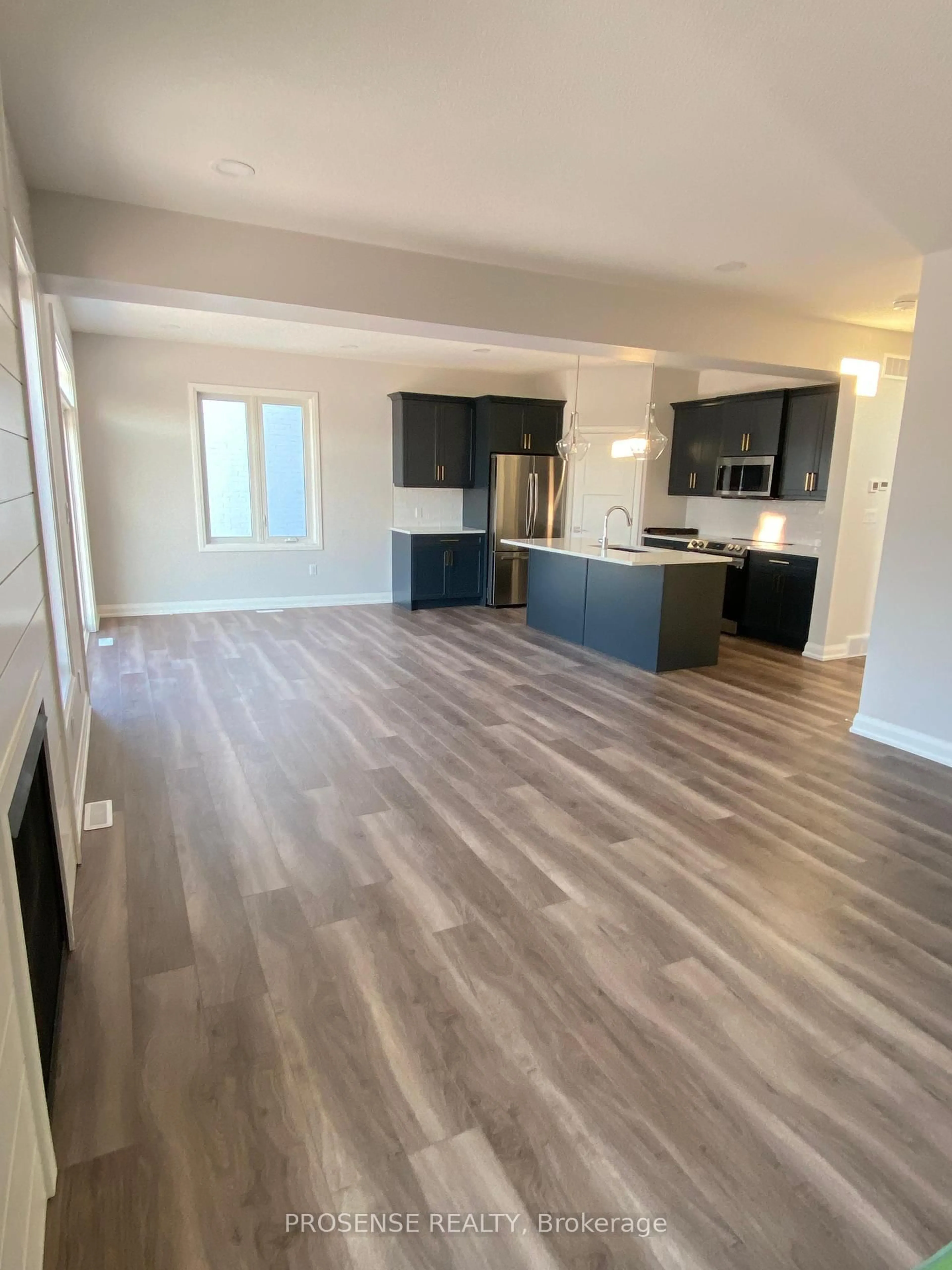 Open concept kitchen, wood/laminate floor for 86 Church St, South Huron Ontario N0M 1S2