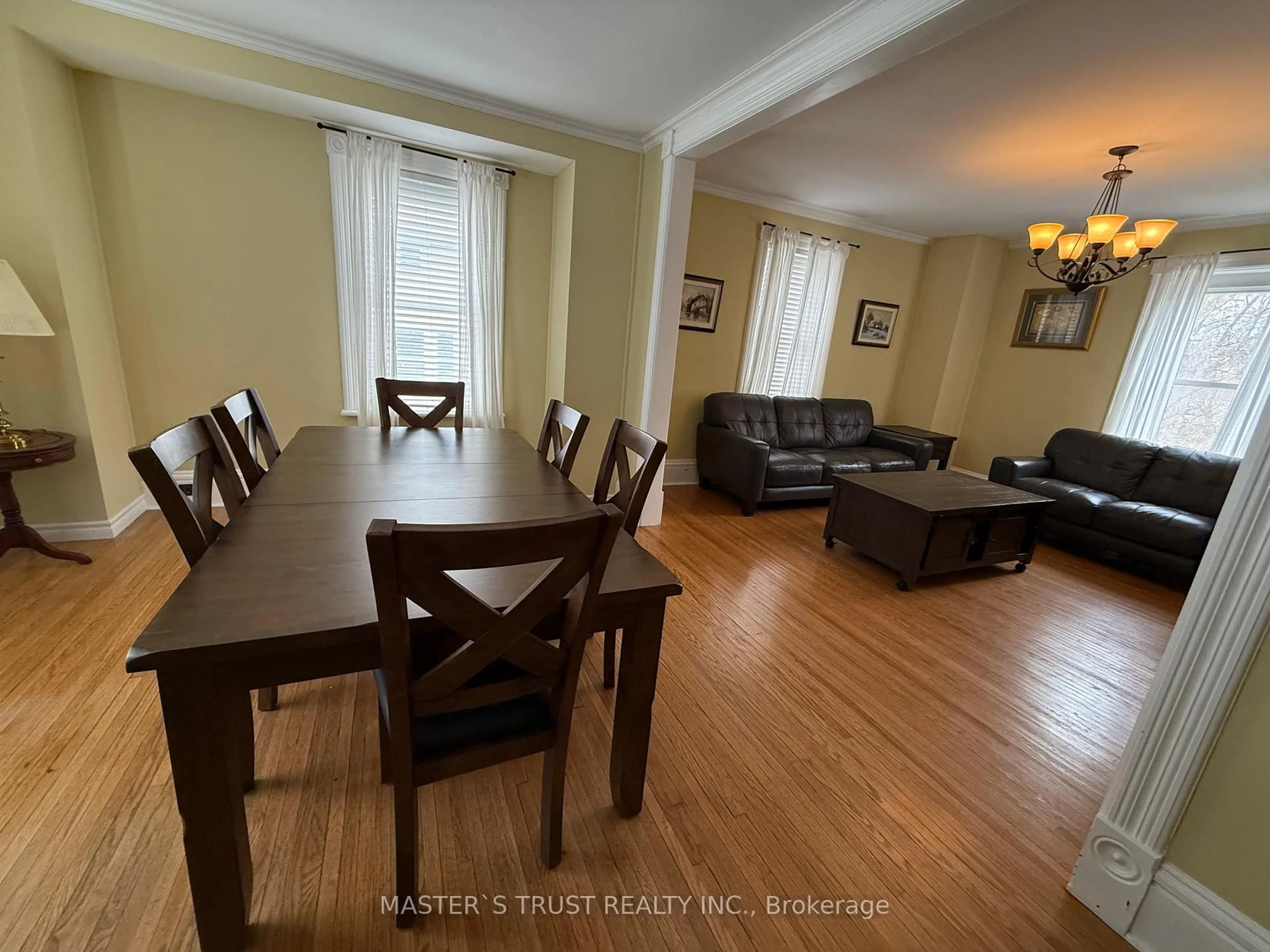 Dining room, wood/laminate floor for 78 North Trent St, Hastings Ontario K0K 2C0