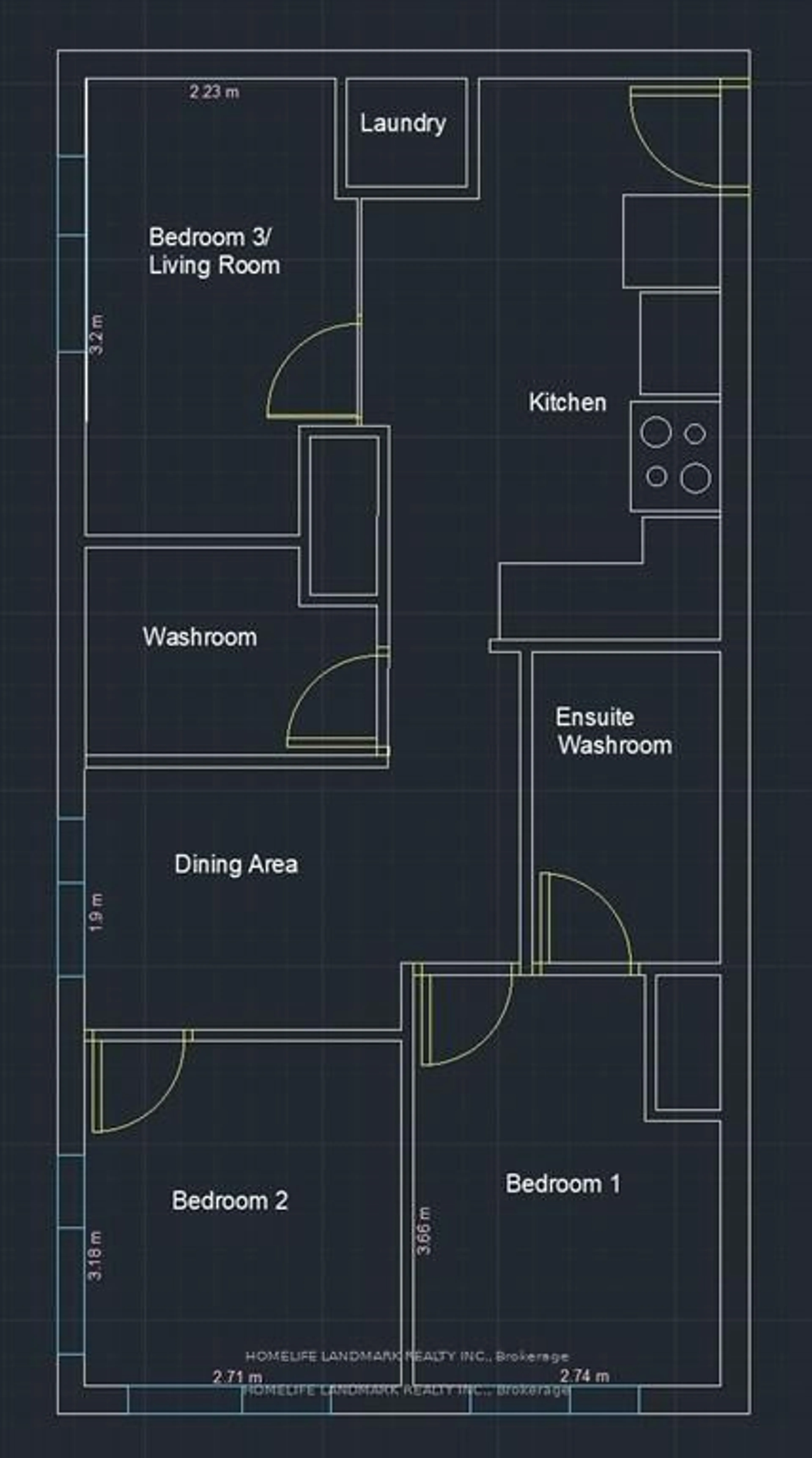 Floor plan for 246 Lester St #303, Waterloo Ontario N2L 3W5