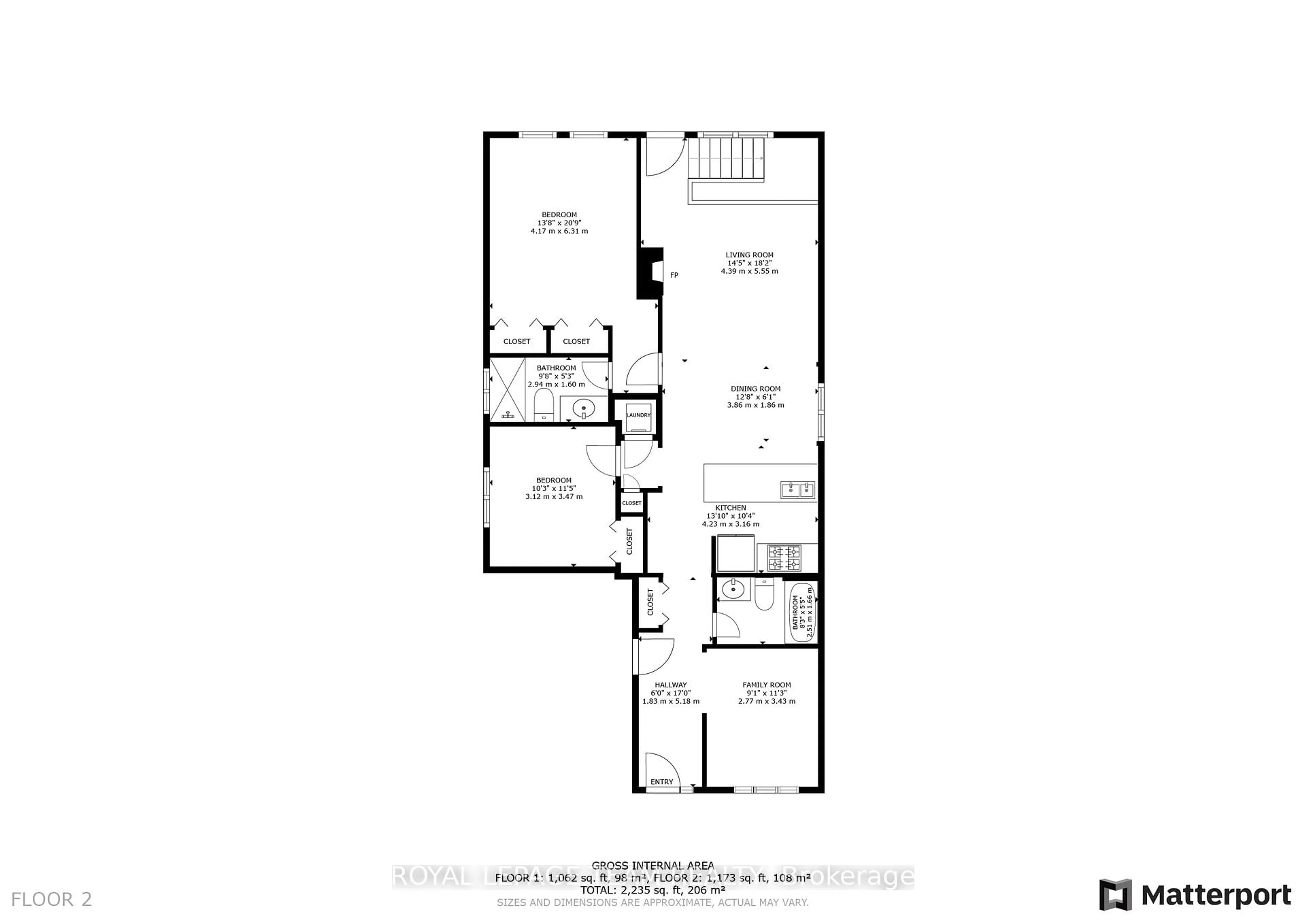 Floor plan for 57 Borland Dr, Carleton Place Ontario K7C 0K8