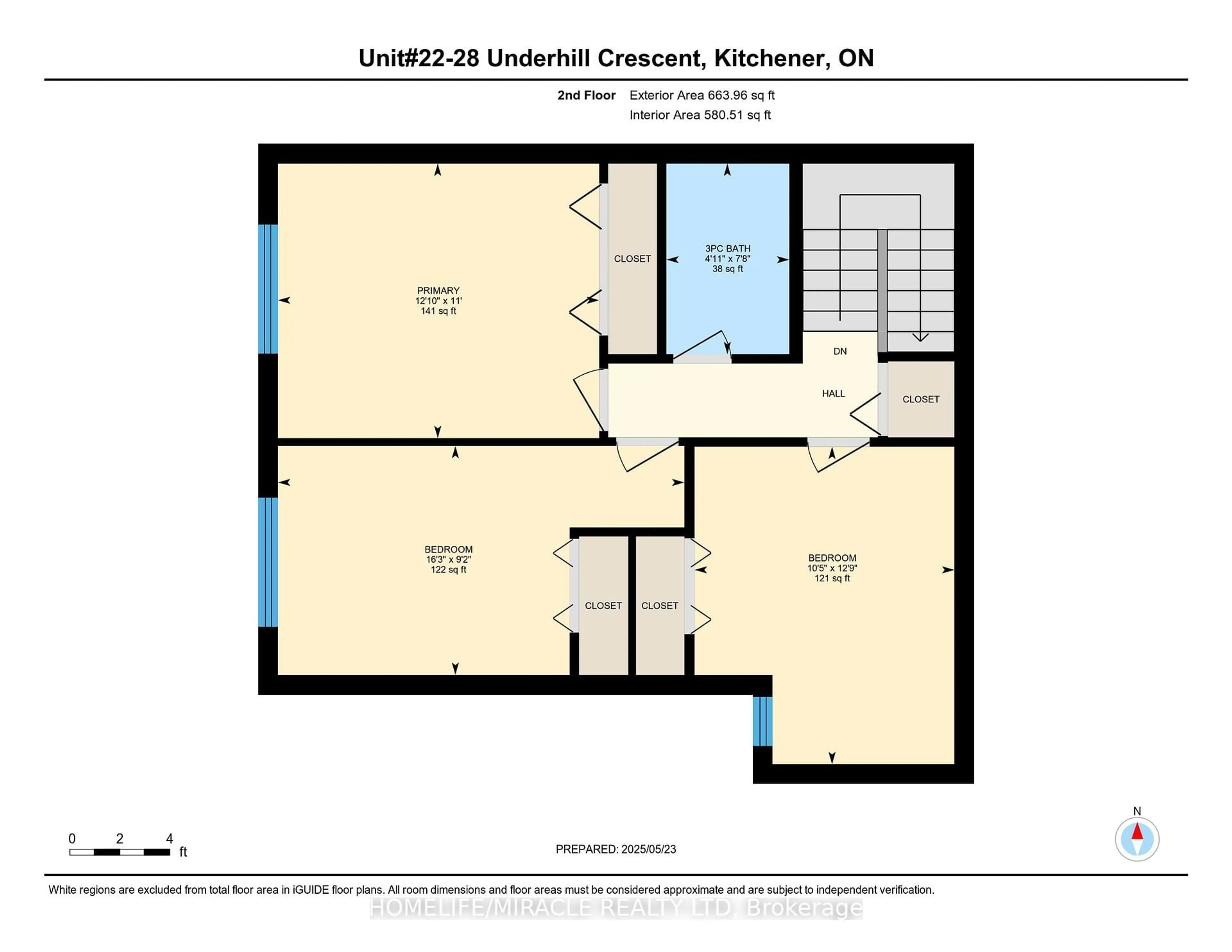Floor plan for 28 Underhill Cres #22, Kitchener Ontario N2A 2S8