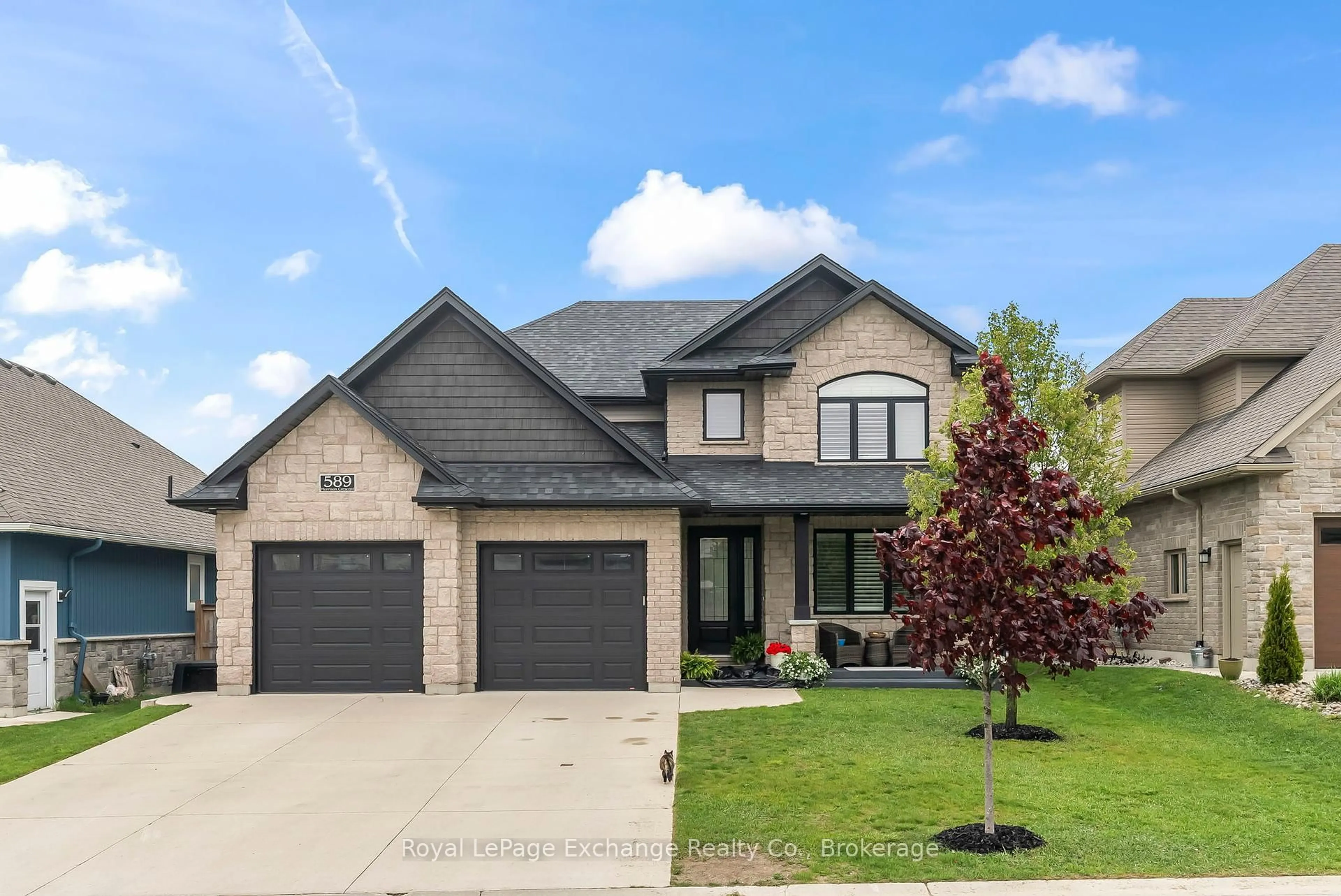 Home with brick exterior material, street for 589 Morrison Cres, Kincardine Ontario N2Z 0A7