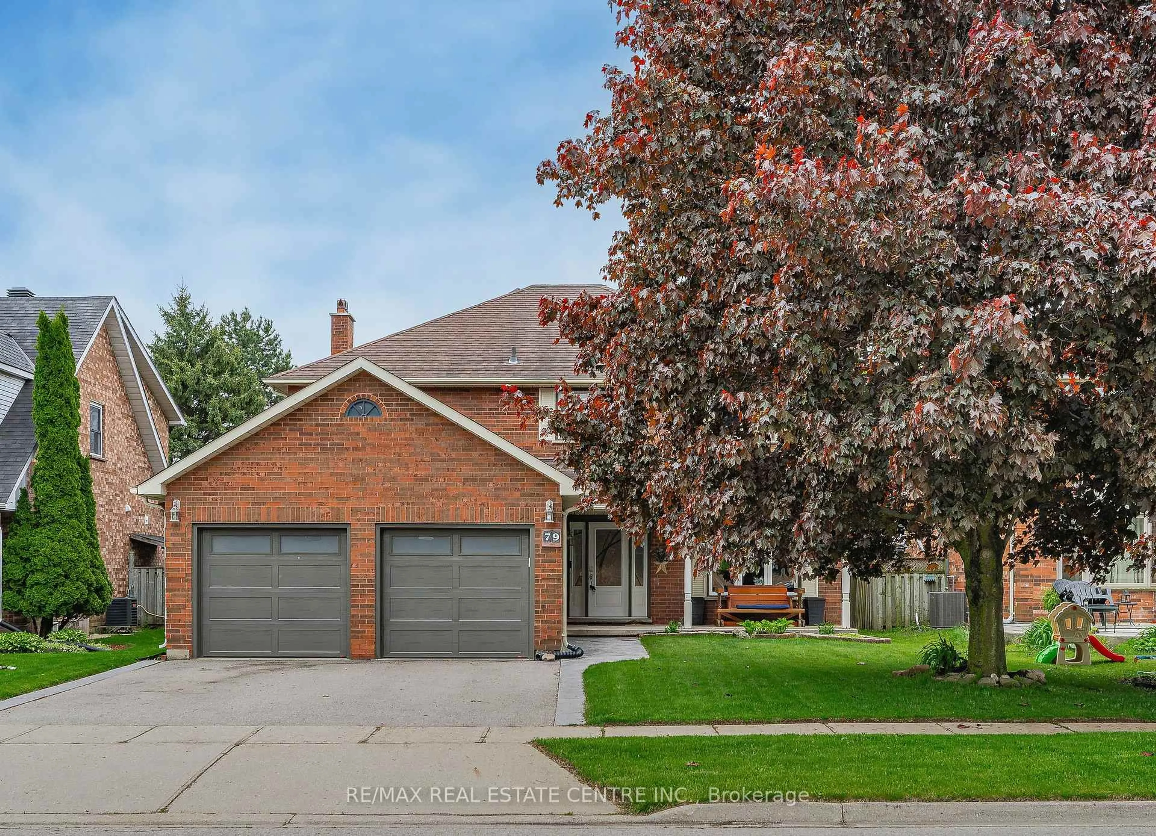 Home with brick exterior material, street for 79 Handorf Dr, Cambridge Ontario N3C 3Y3