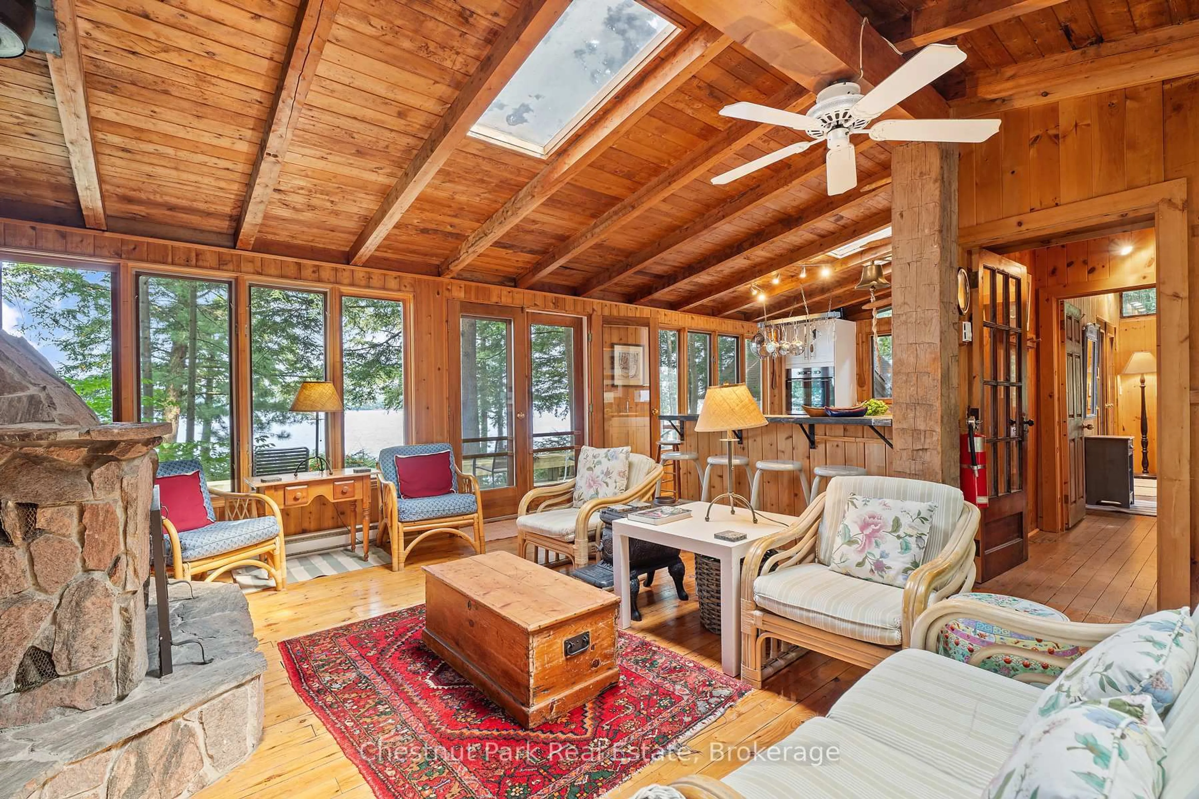 Living room with furniture, unknown for 1029 Ham Rd #2, Muskoka Lakes Ontario P0C 1A0