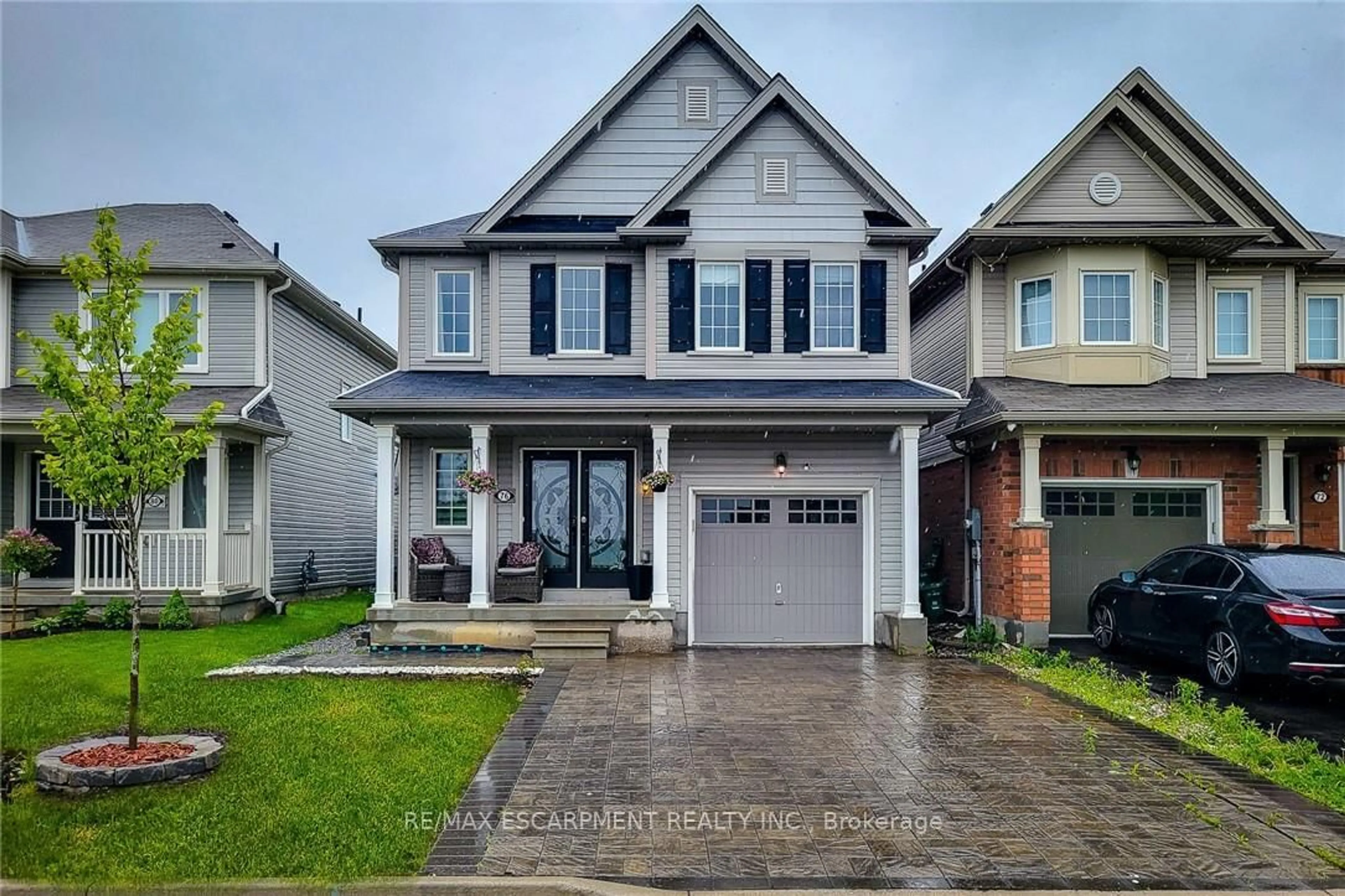 Home with brick exterior material, street for 76 MCALLISTAR Dr, Hamilton Ontario L0R 1C0