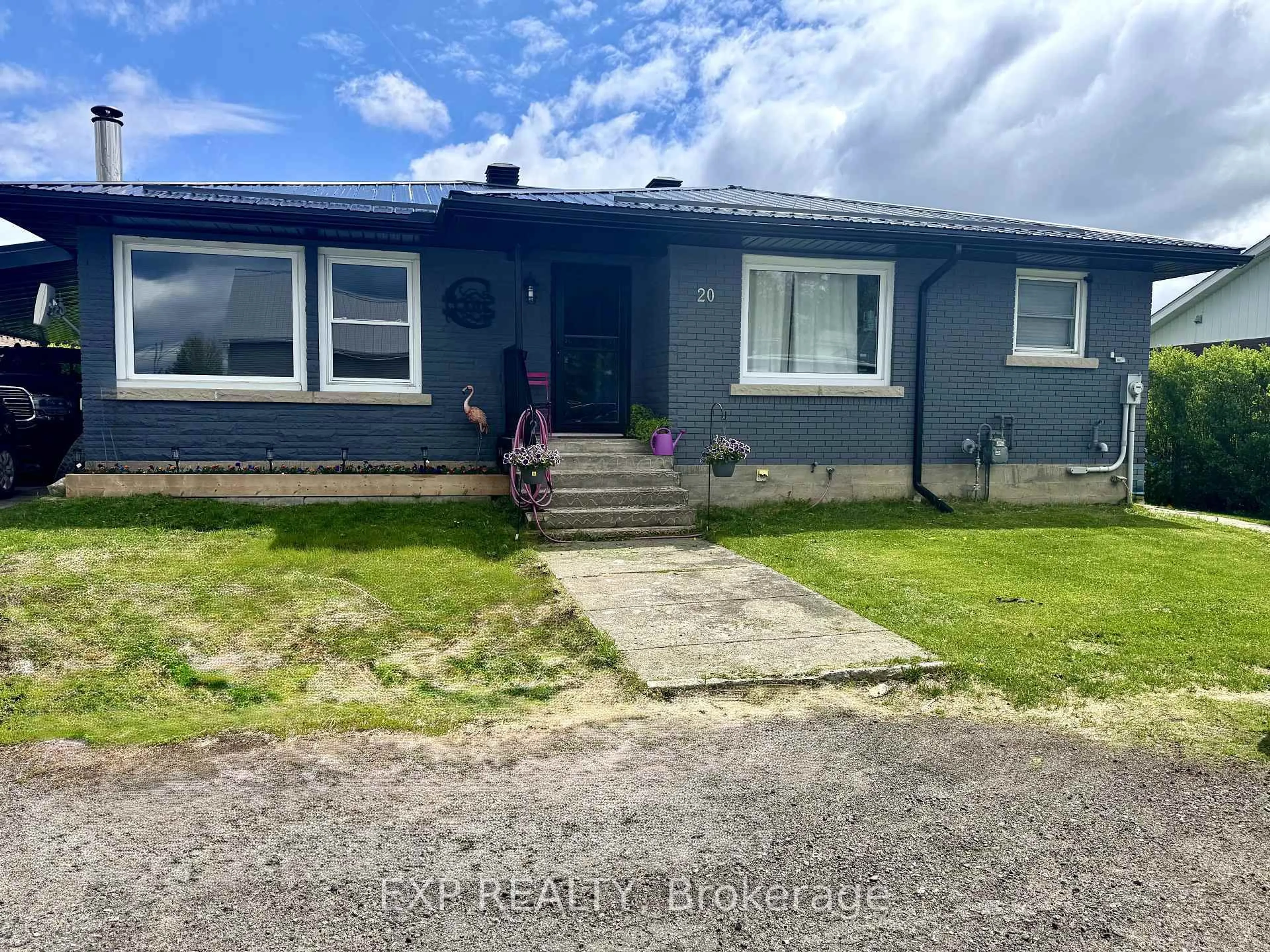 A pic from outside/outdoor area/front of a property/back of a property/a pic from drone, street for 20 Dubeau St, West Nipissing Ontario P0H 2M0