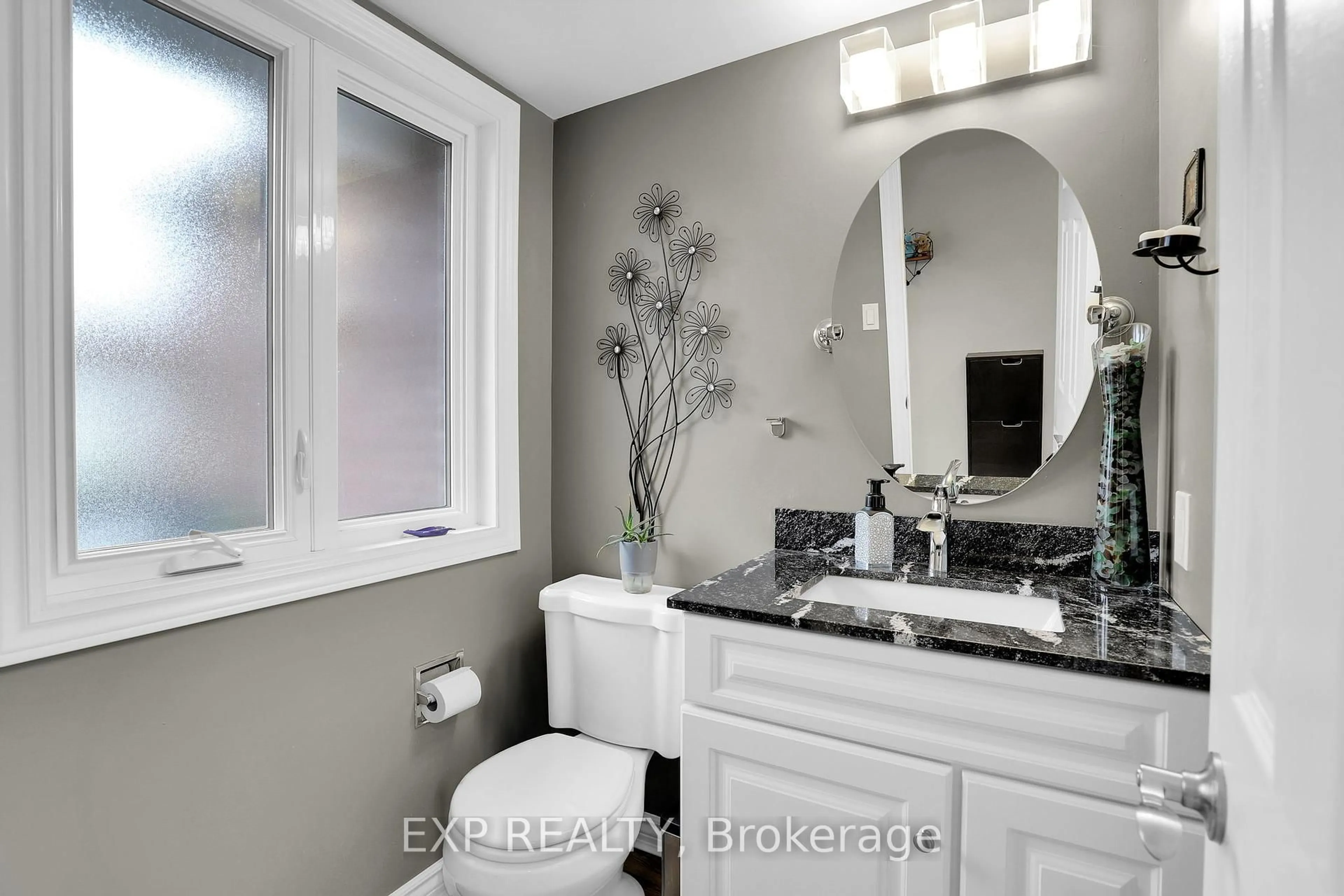Contemporary bathroom, ceramic/tile floor for 112 CLAIBORNE Way, Orleans Ontario K1E 3V9