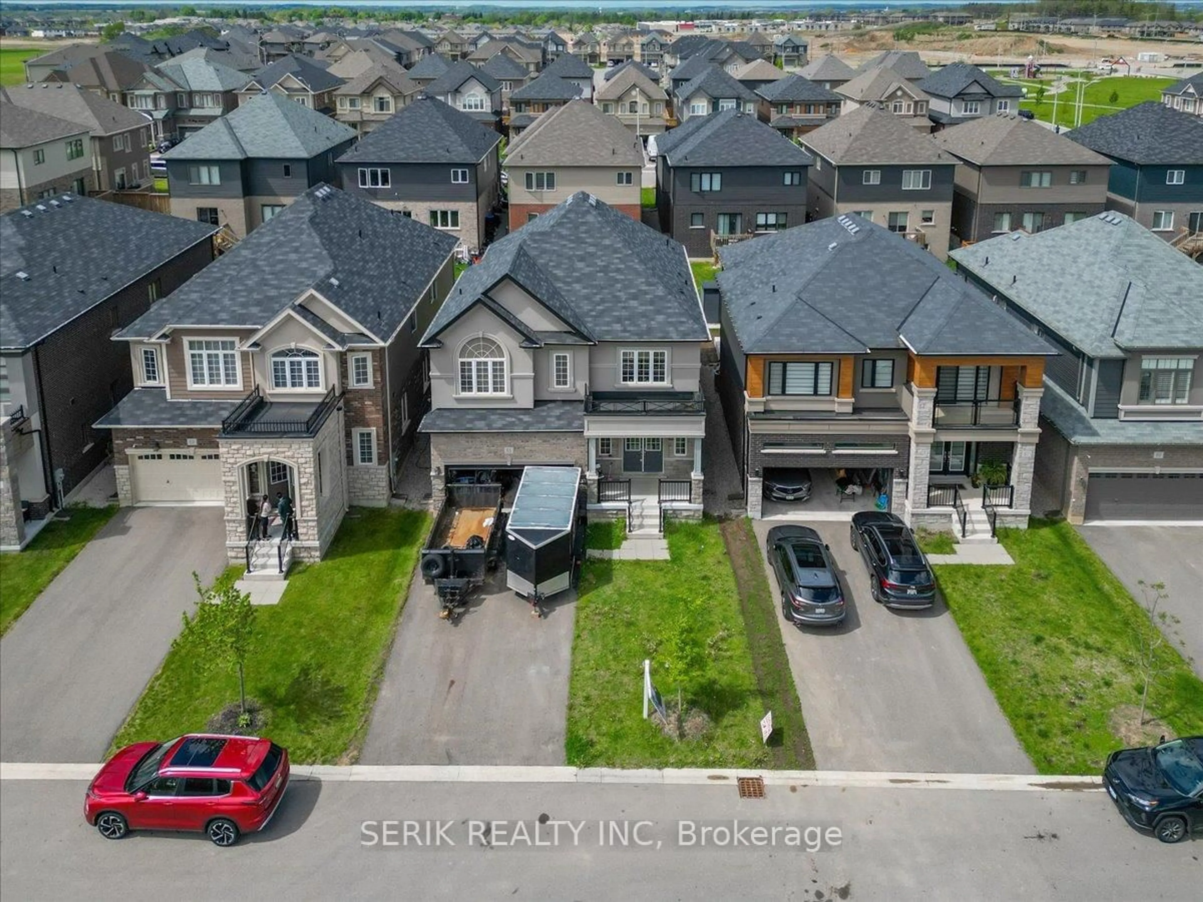 A pic from outside/outdoor area/front of a property/back of a property/a pic from drone, street for 65 Flagg Ave, Brant Ontario N3L 0K1