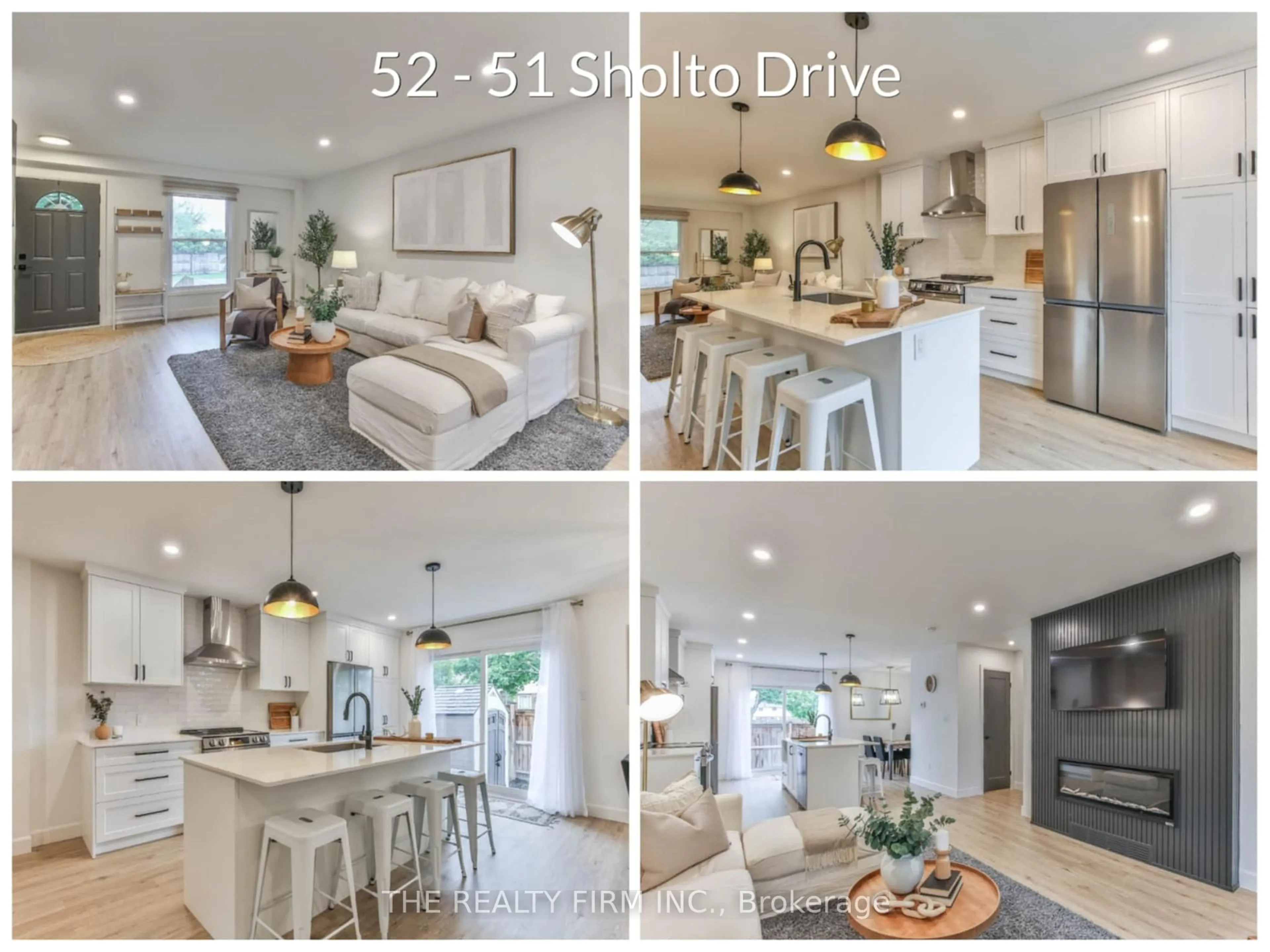 Open concept kitchen, ceramic/tile floor for 51 Sholto Dr #52, London South Ontario N6E 2H9