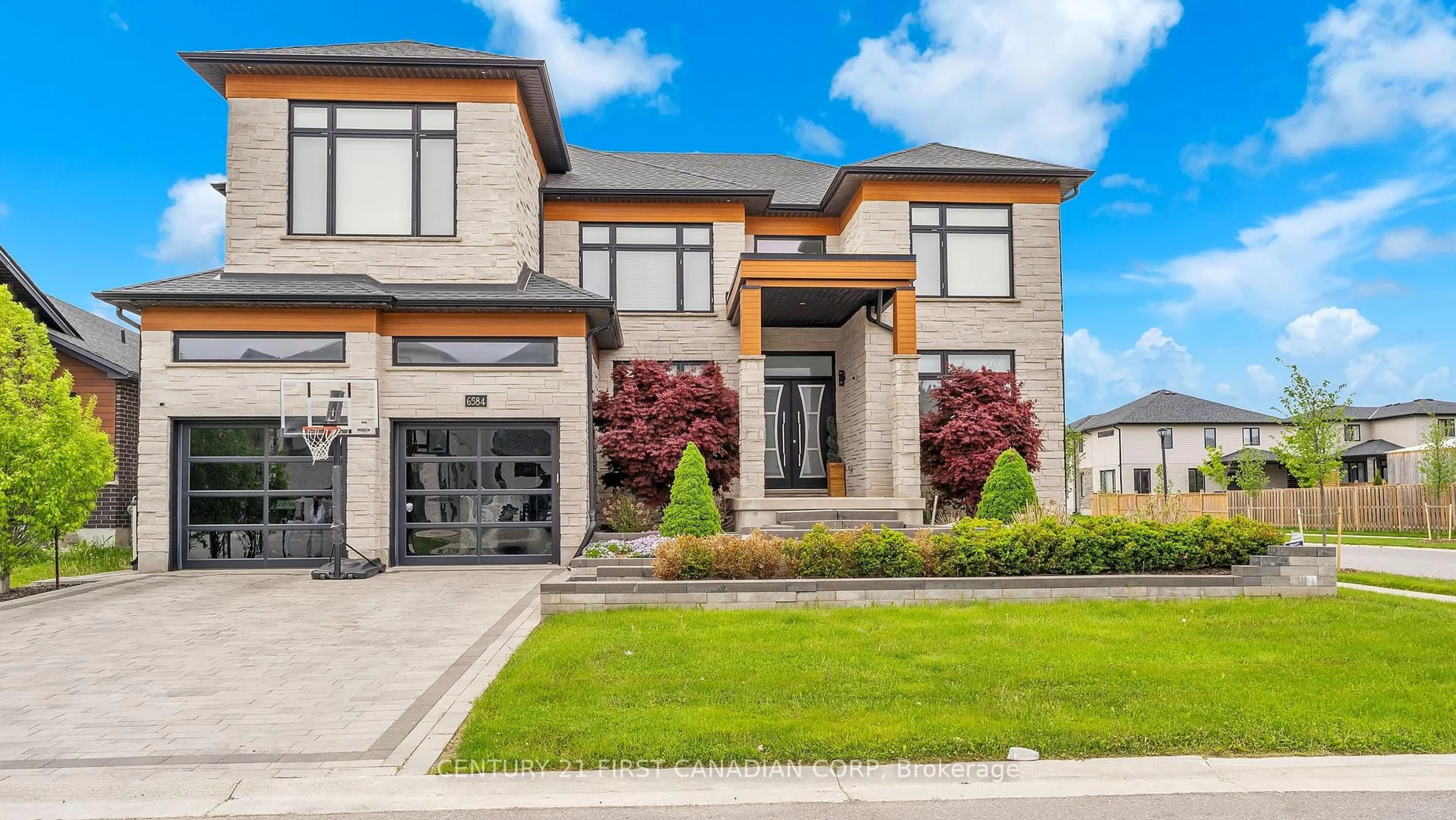 Home with brick exterior material, street for 6584 French Ave, London South Ontario N6P 0G5