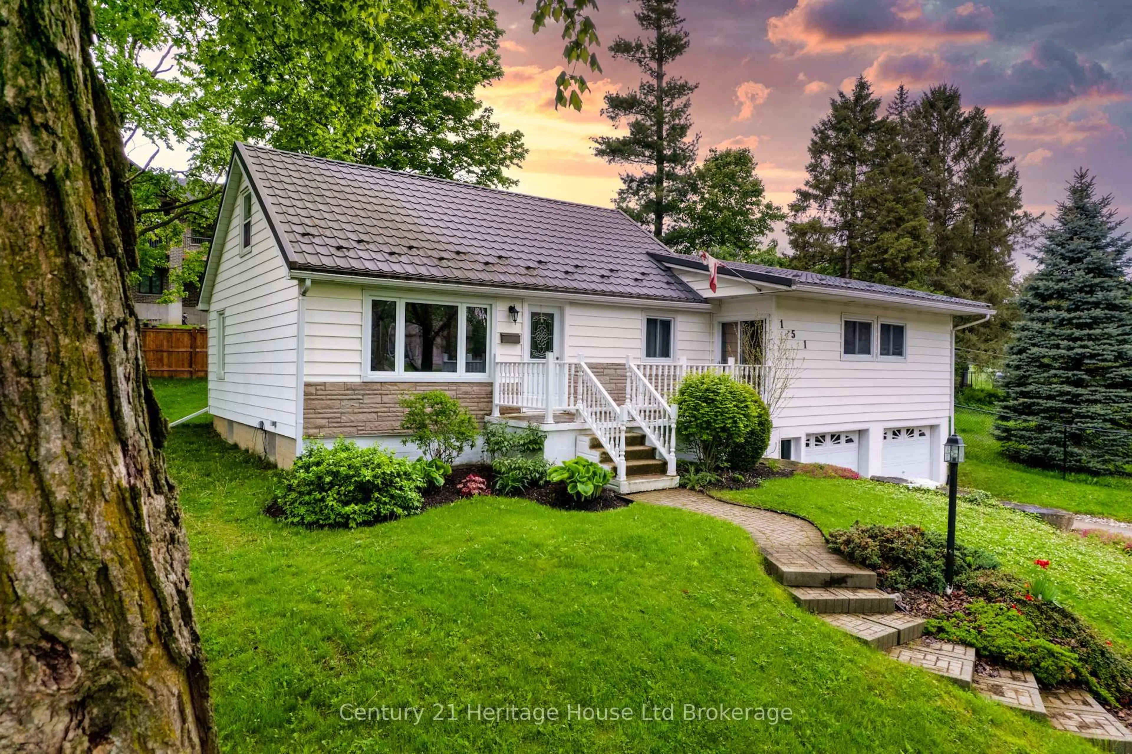 A pic from outside/outdoor area/front of a property/back of a property/a pic from drone, street for 151 Huron St, Zorra Ontario N0J 1J0