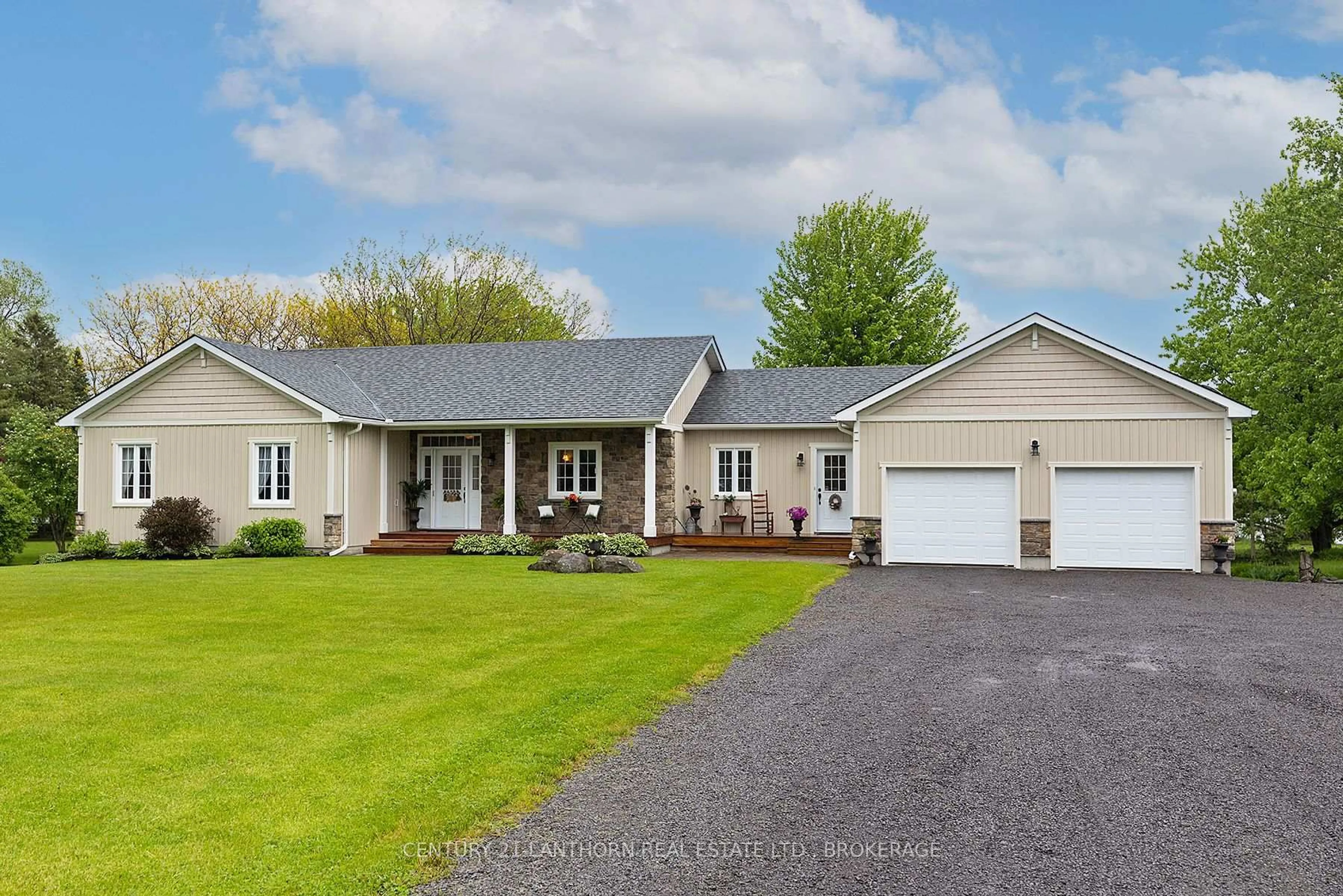 Home with vinyl exterior material, street for 9430 County 2 Rd, Greater Napanee Ontario K7R 3L1