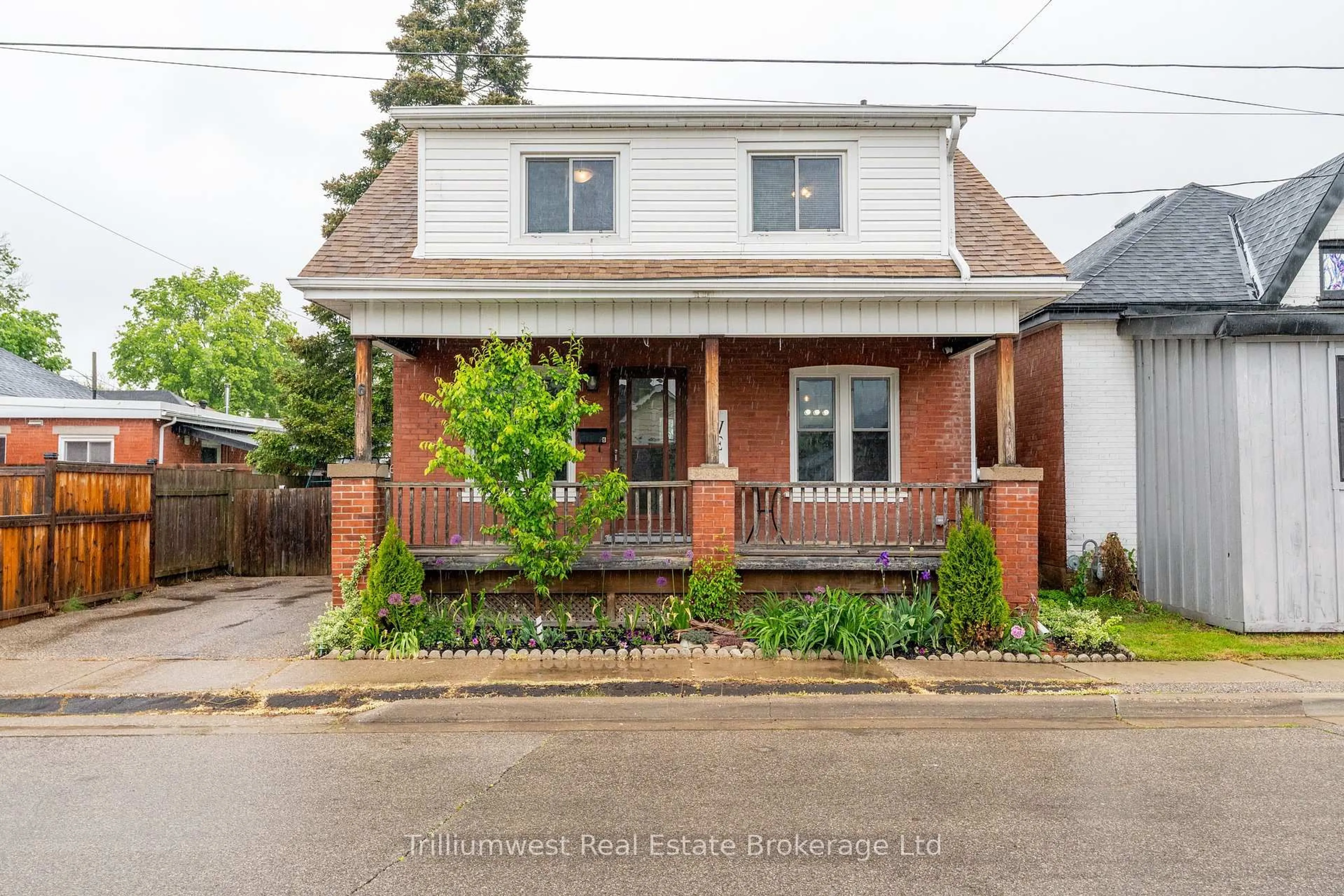 Home with brick exterior material, street for 6 Stinson Ave, Brantford Ontario N3T 1X1