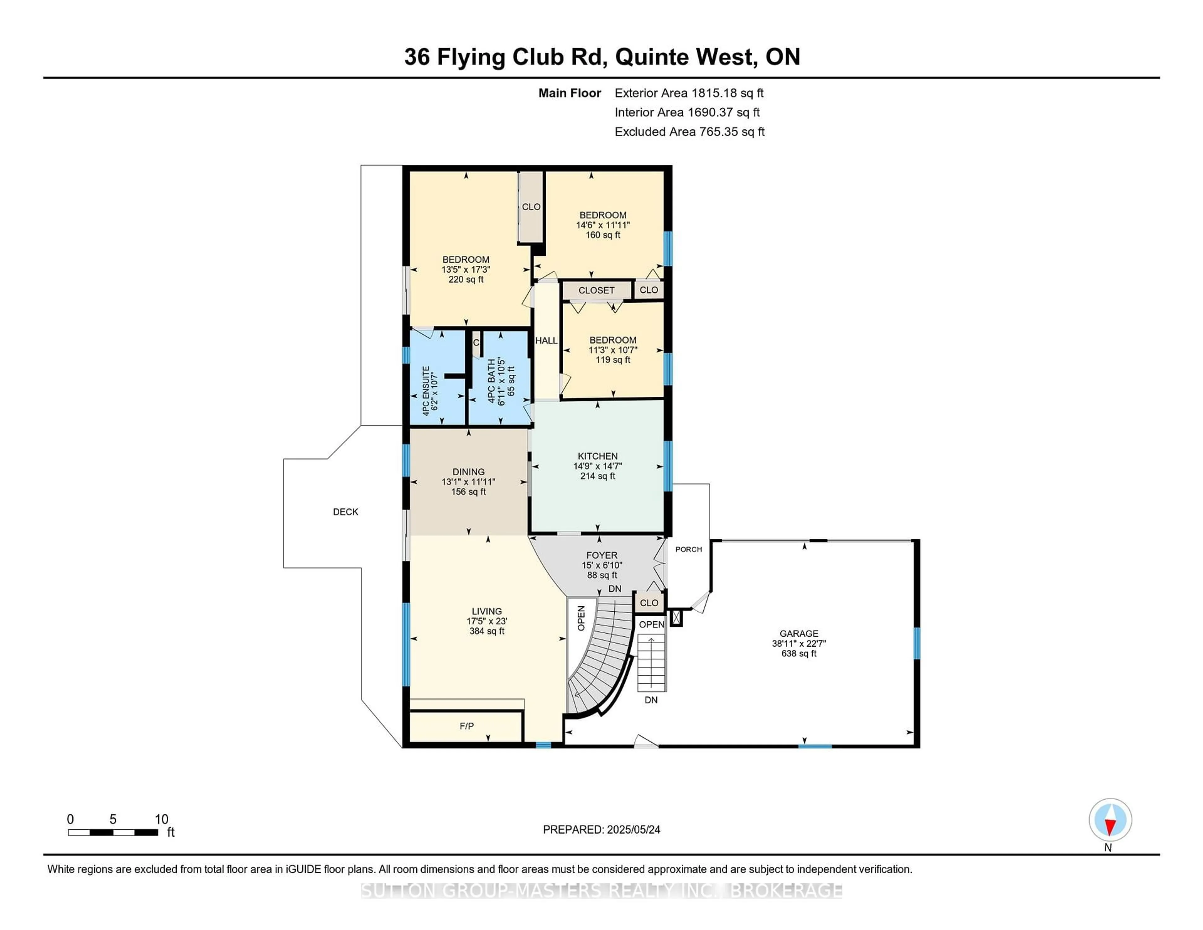 Floor plan for 36 Flying Club Rd, Hastings Ontario K0K 2C0
