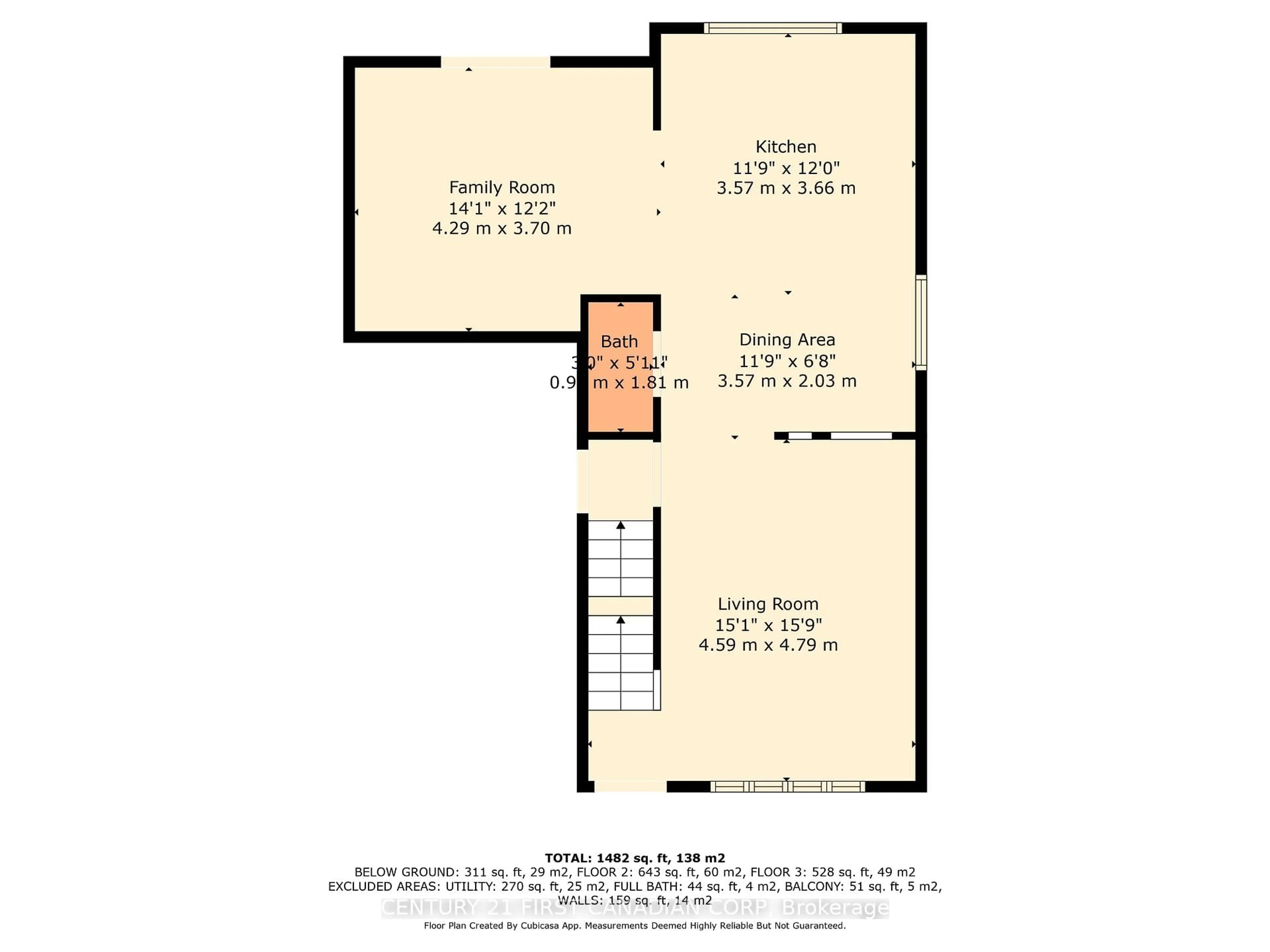 Floor plan for 158 Augusta Cres, London South Ontario N6E 2E1