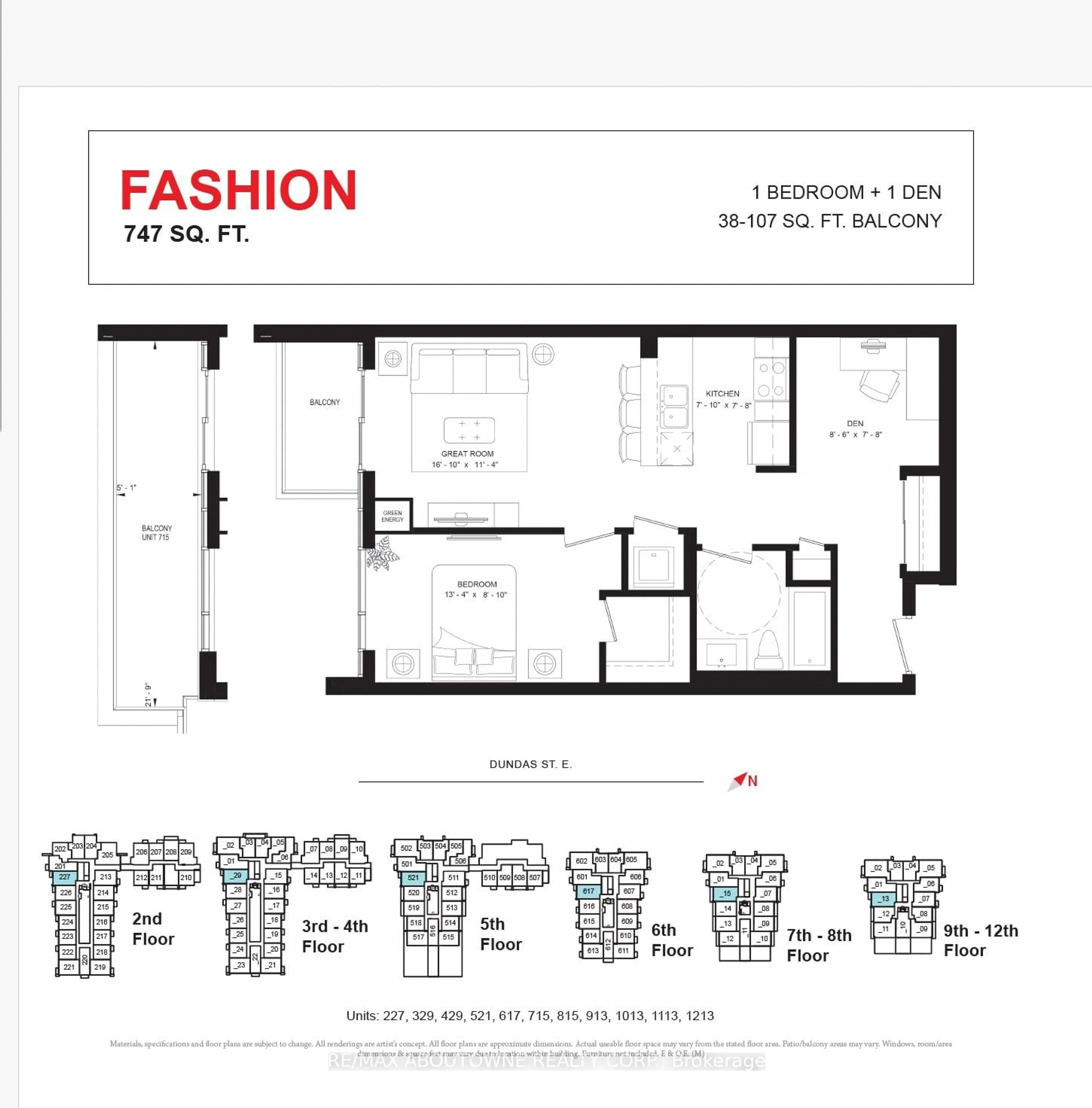 Floor plan for 470 Dundas St #429, Hamilton Ontario L8B 2A6