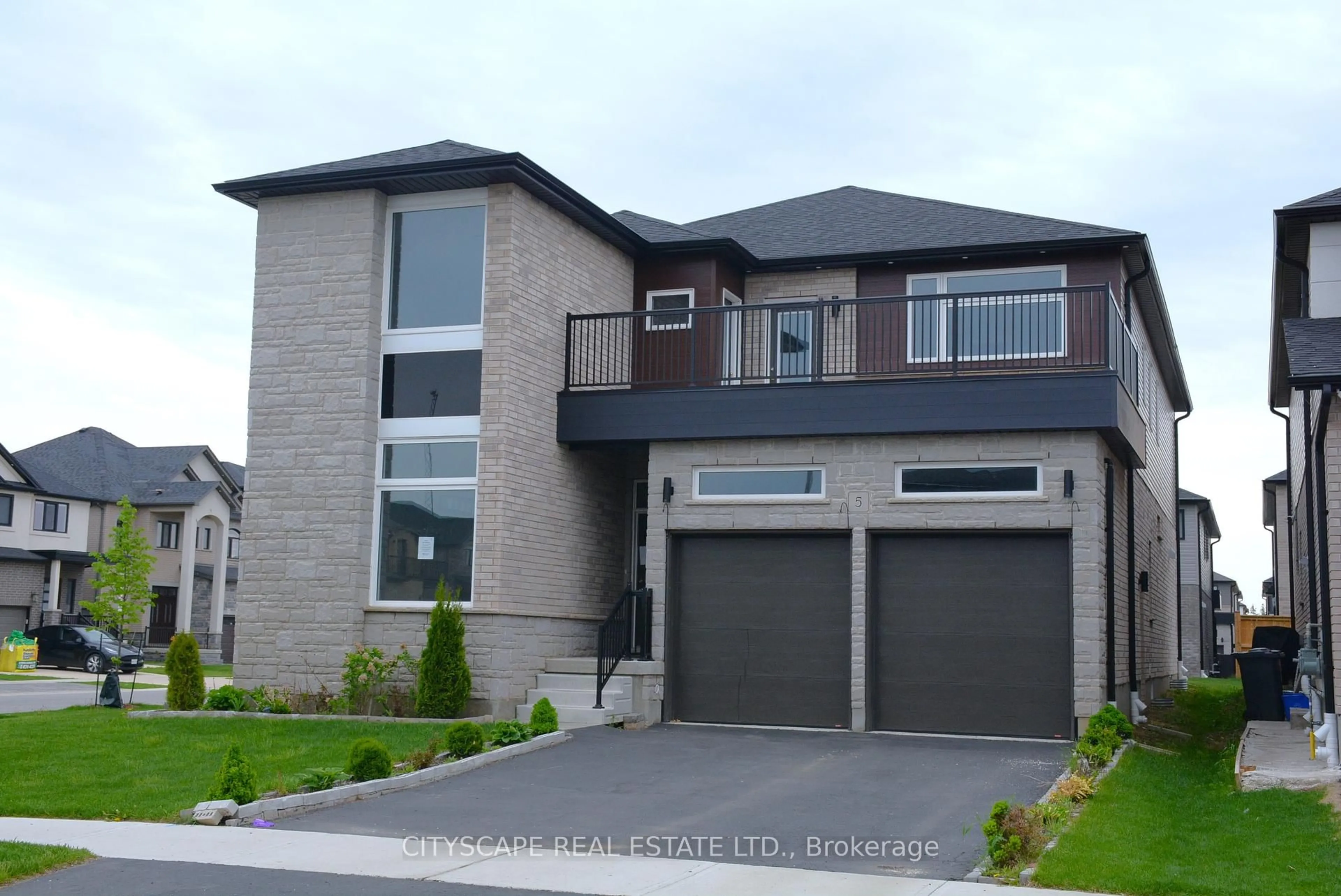 Home with brick exterior material, street for 5 Sass Cres, Brant Ontario N3L 0J3