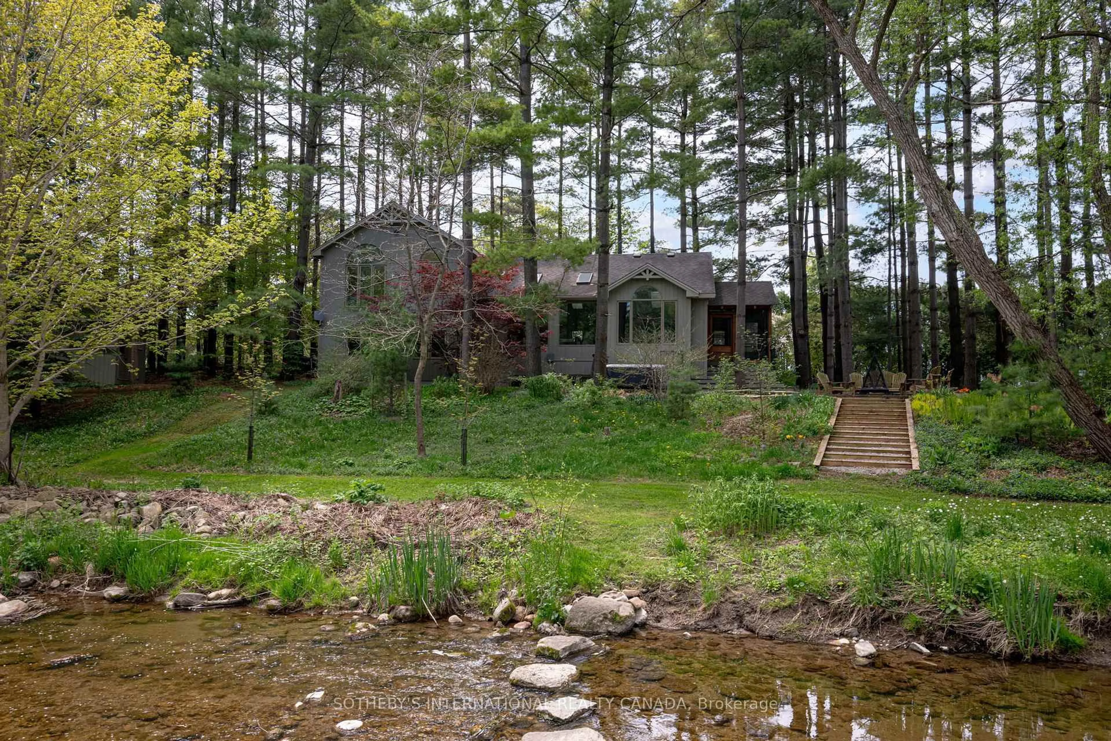 A pic from outside/outdoor area/front of a property/back of a property/a pic from drone, forest/trees view for 783099 ROAD 78 N/A, Zorra Ontario N0M 2M0