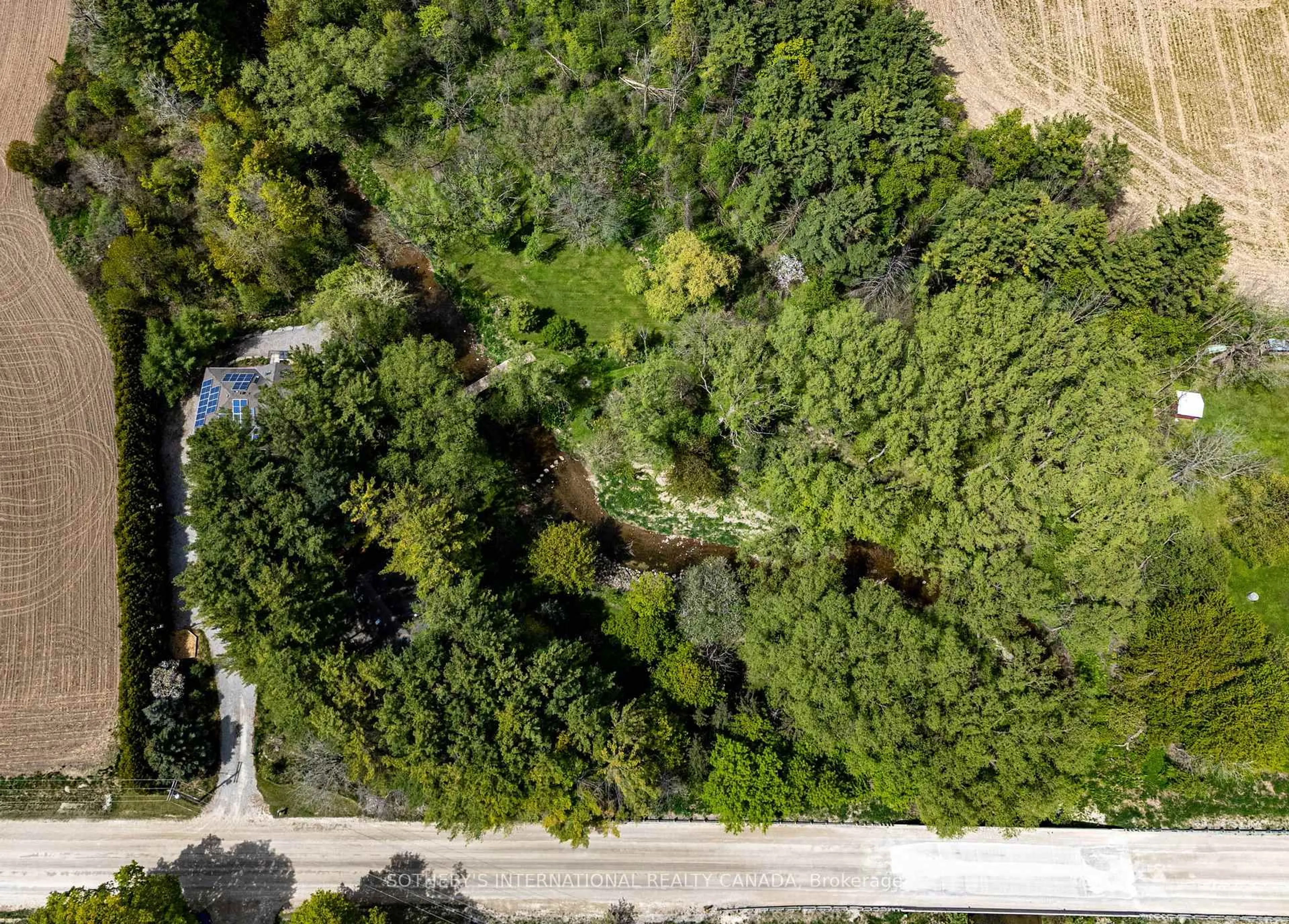 A pic from outside/outdoor area/front of a property/back of a property/a pic from drone, forest/trees view for 783099 ROAD 78 N/A, Zorra Ontario N0M 2M0