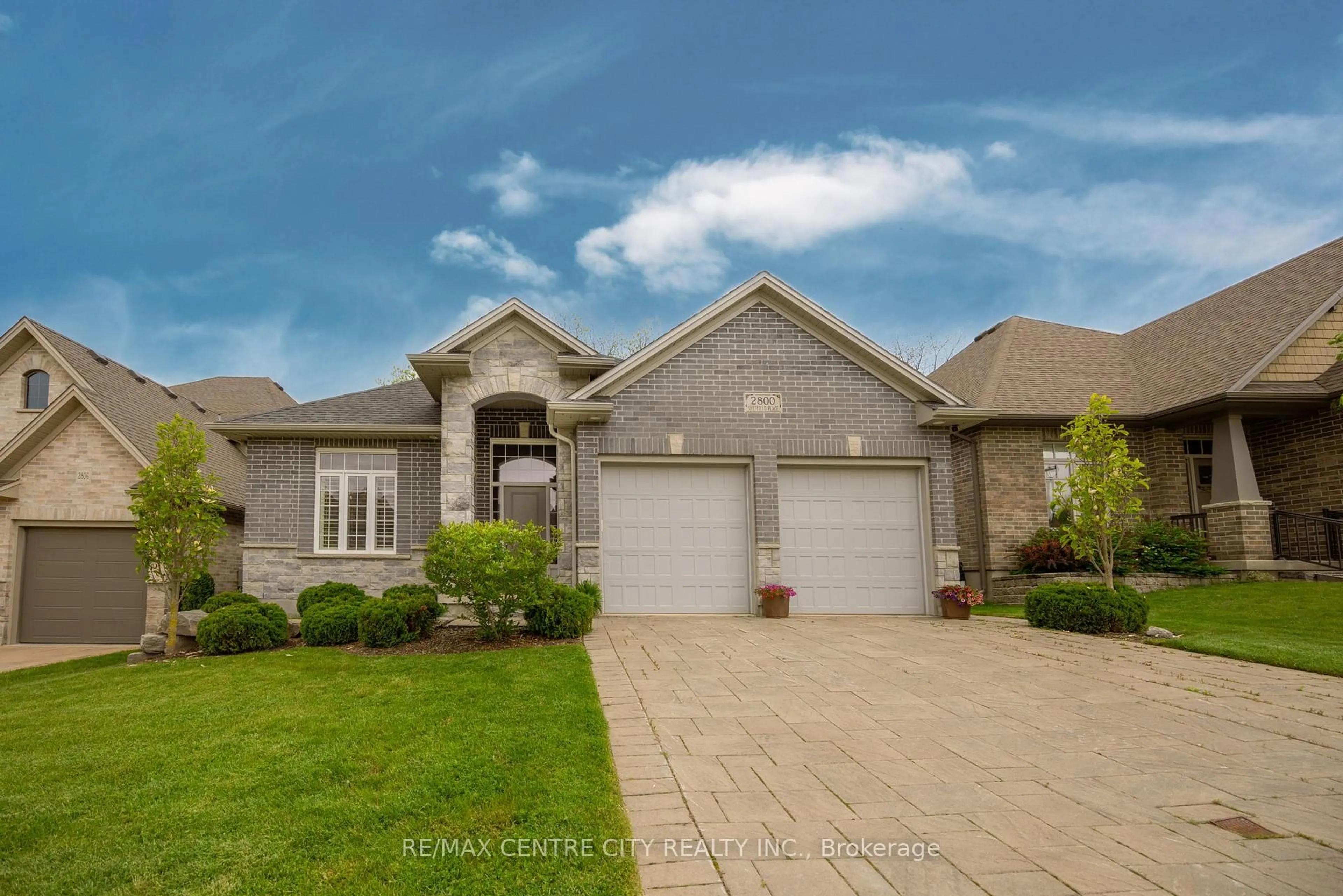 Home with brick exterior material, street for 2800 Sheffield Pl, London South Ontario N6M 0E5