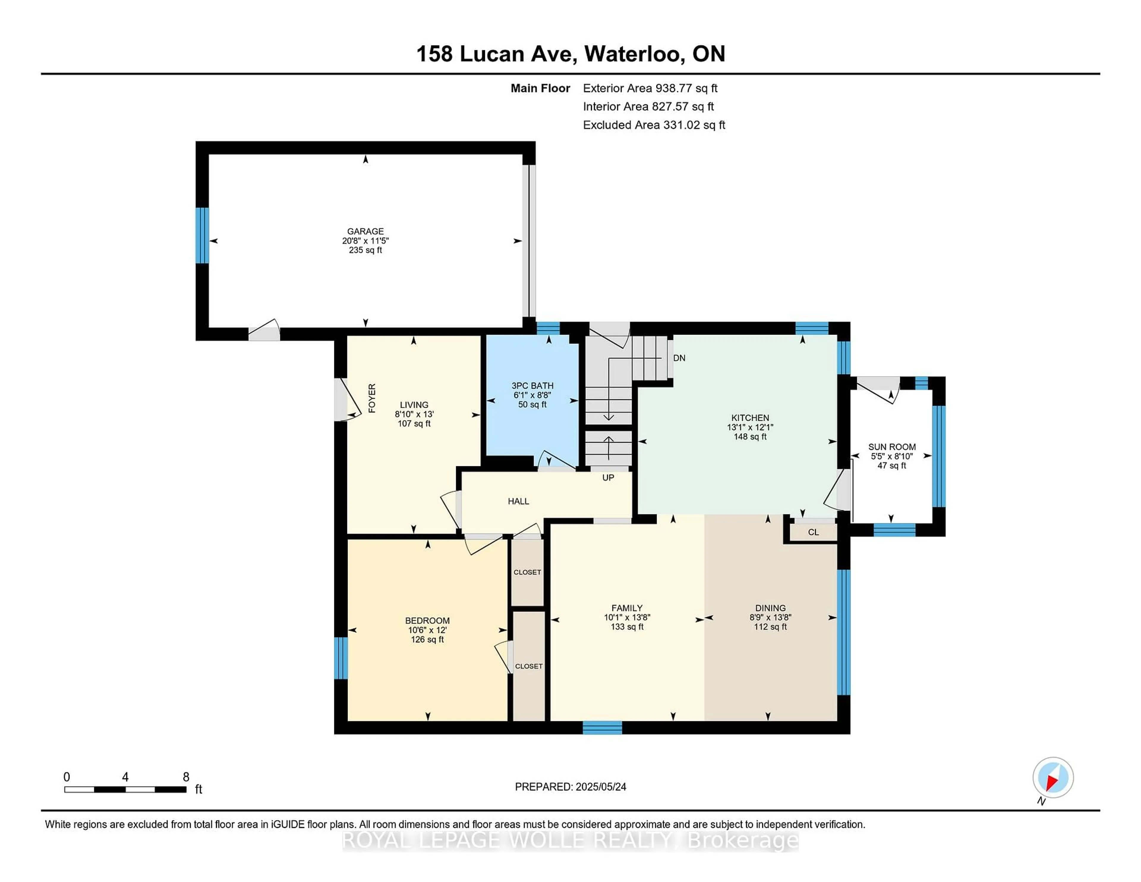 Floor plan for 158 Lucan Ave, Waterloo Ontario N2J 1W7