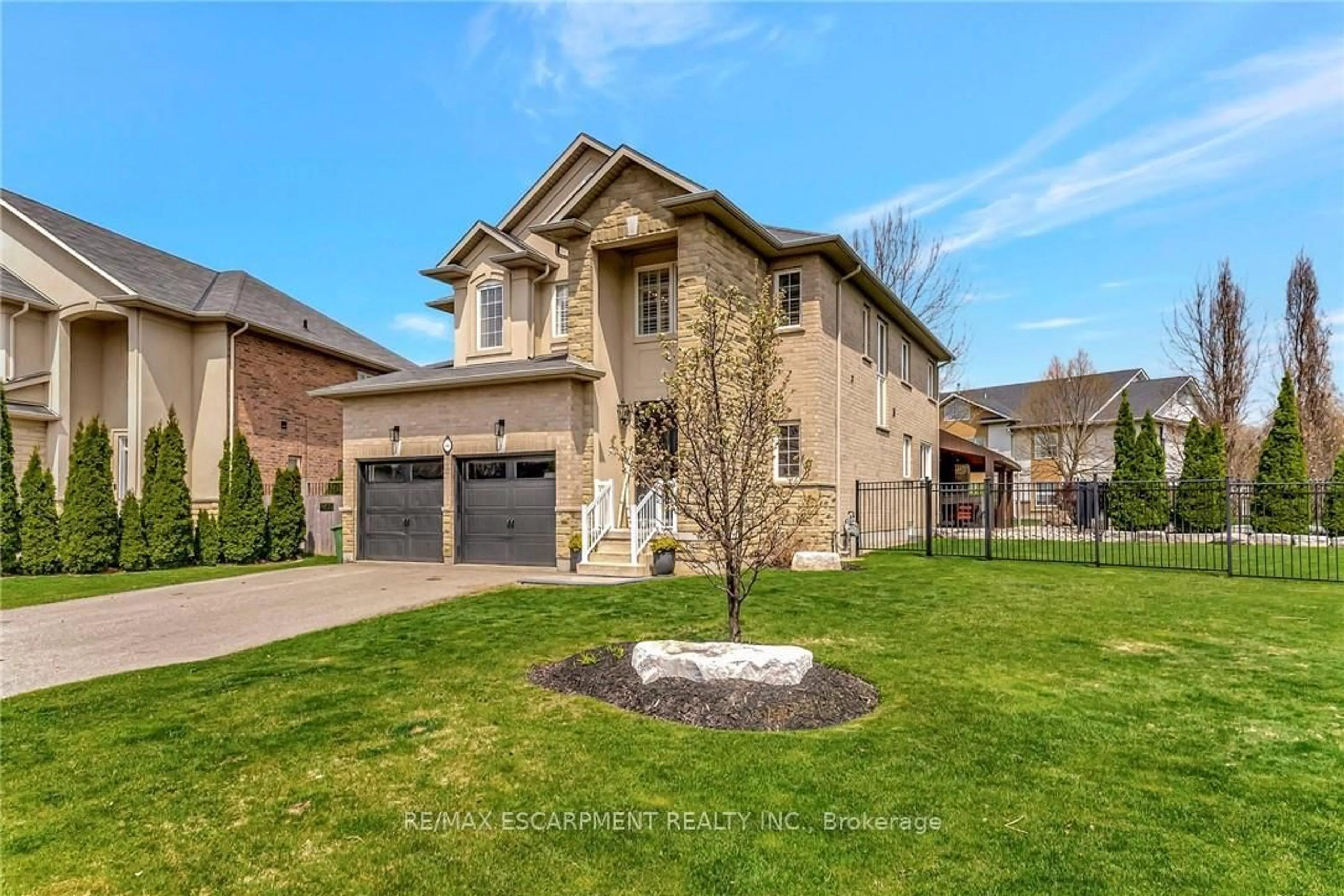 Home with brick exterior material, street for 349 Valridge Dr, Hamilton Ontario L9G 0B1