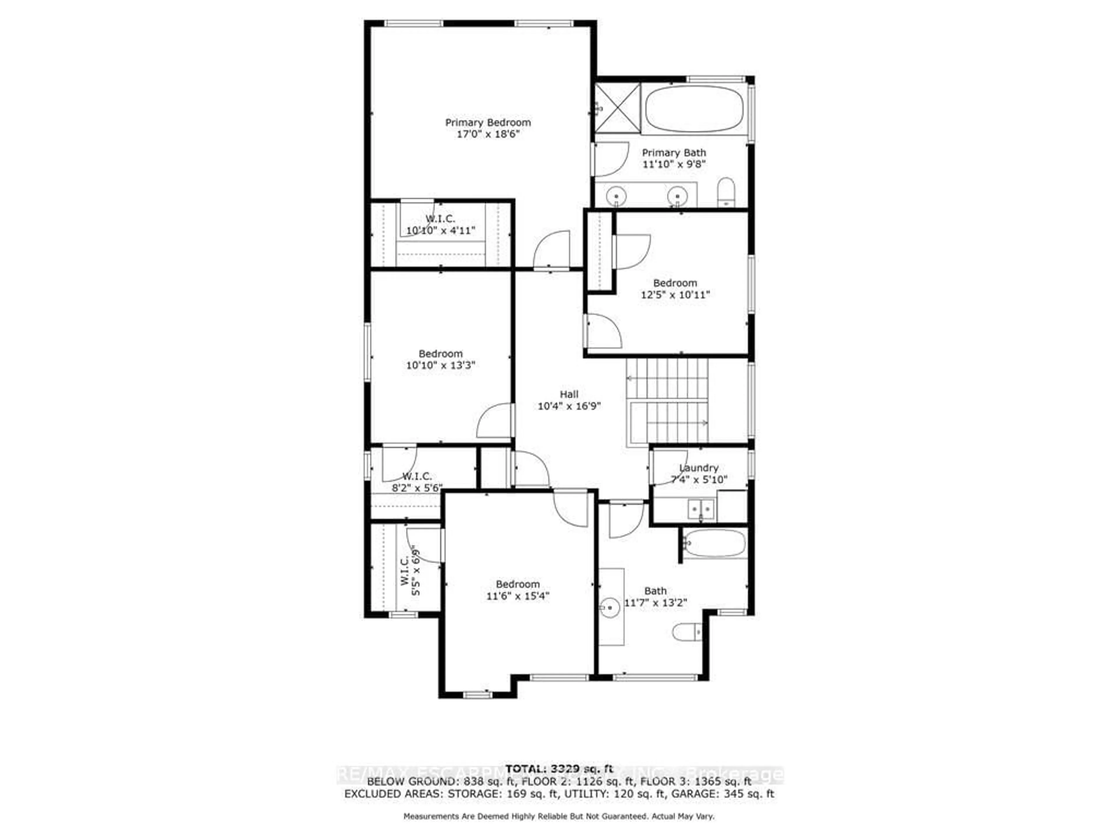 Floor plan for 349 Valridge Dr, Hamilton Ontario L9G 0B1
