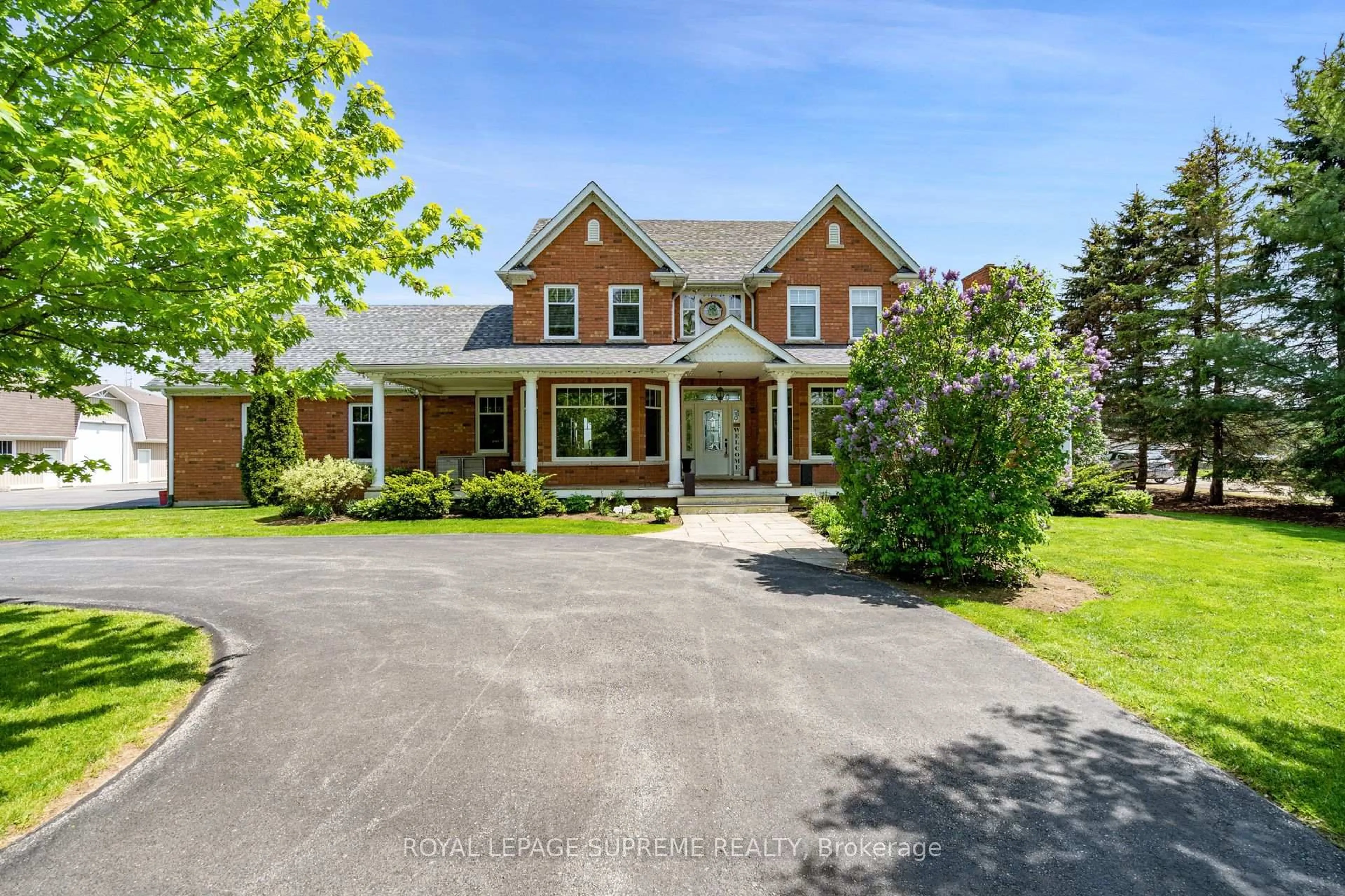 Home with brick exterior material, street for 436 8th Concession Rd, Hamilton Ontario L0P 1B0