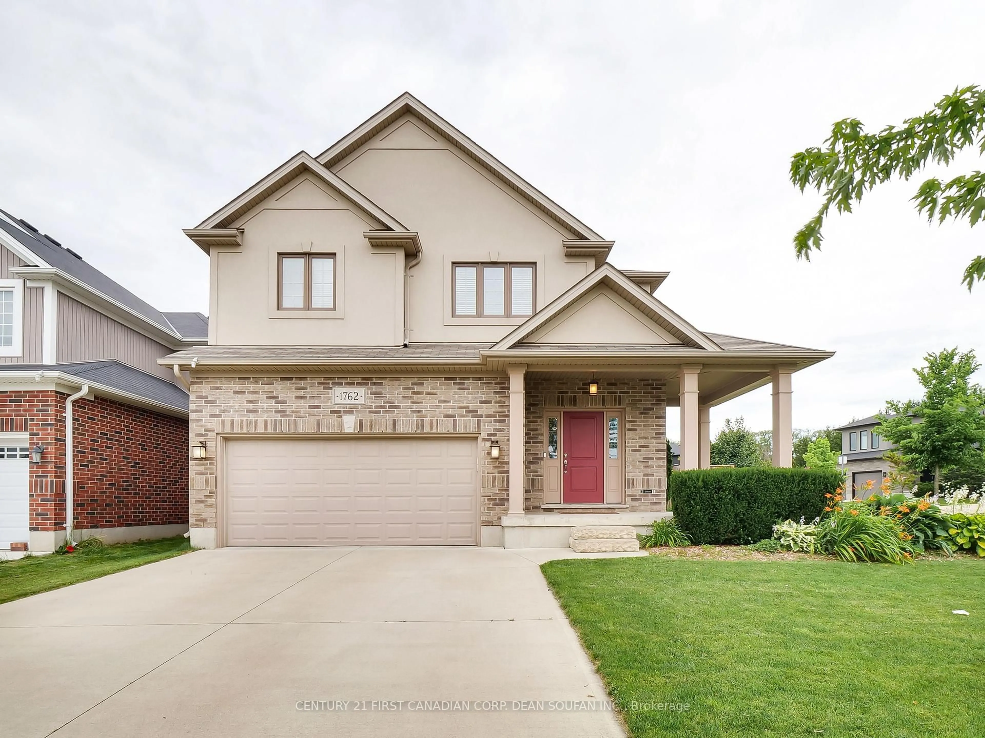 Home with brick exterior material, street for 1762 Waterwheel Lane, London North Ontario N5X 0J4