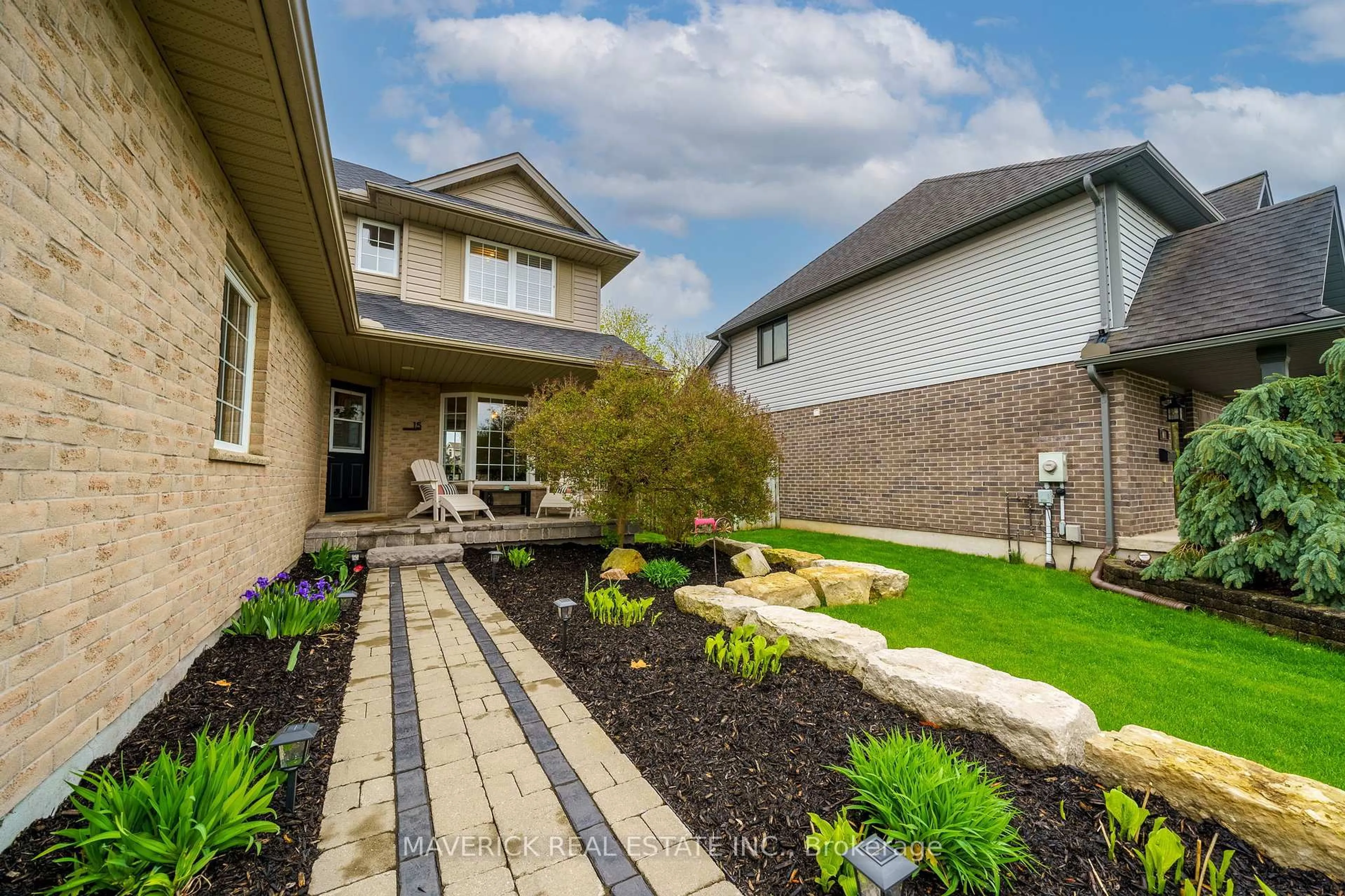 Home with brick exterior material, street for 15 Mapleridge Cres, Thames Centre Ontario N0L 1G3