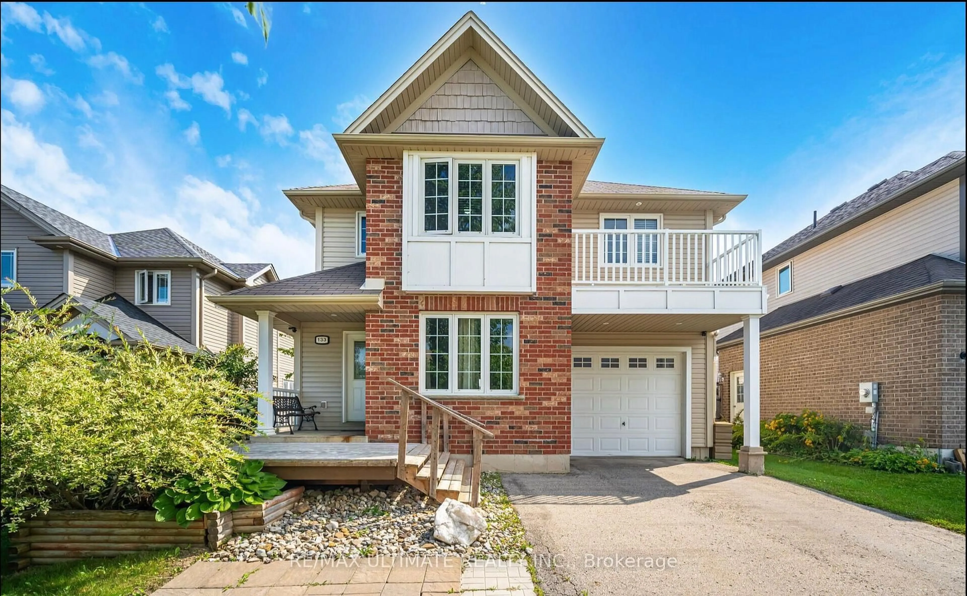 Home with brick exterior material, street for 133 Fleming Way, Shelburne Ontario L9V 3E5