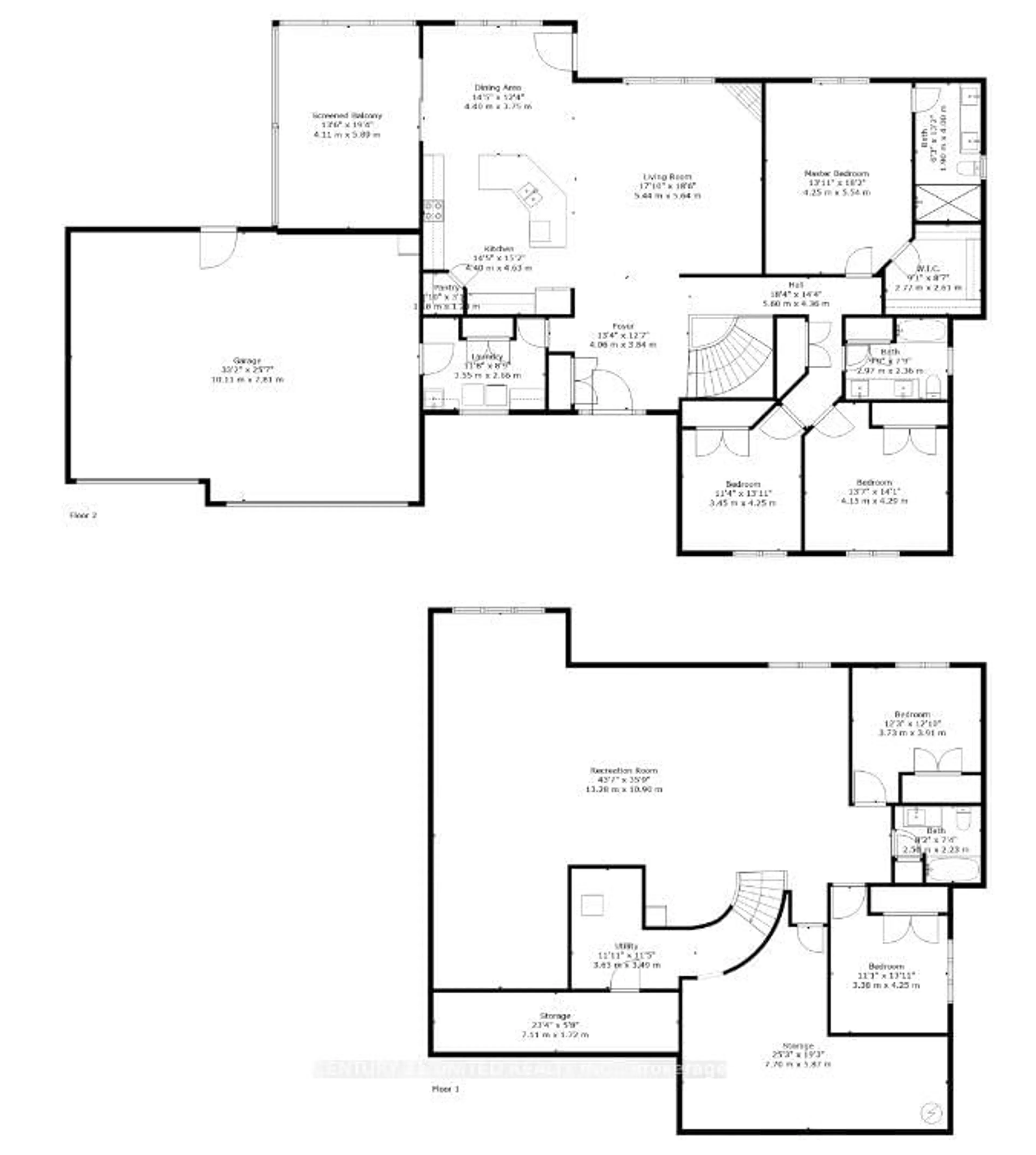 Floor plan for 1669 Stewart Line, Cavan Monaghan Ontario L0A 1C0