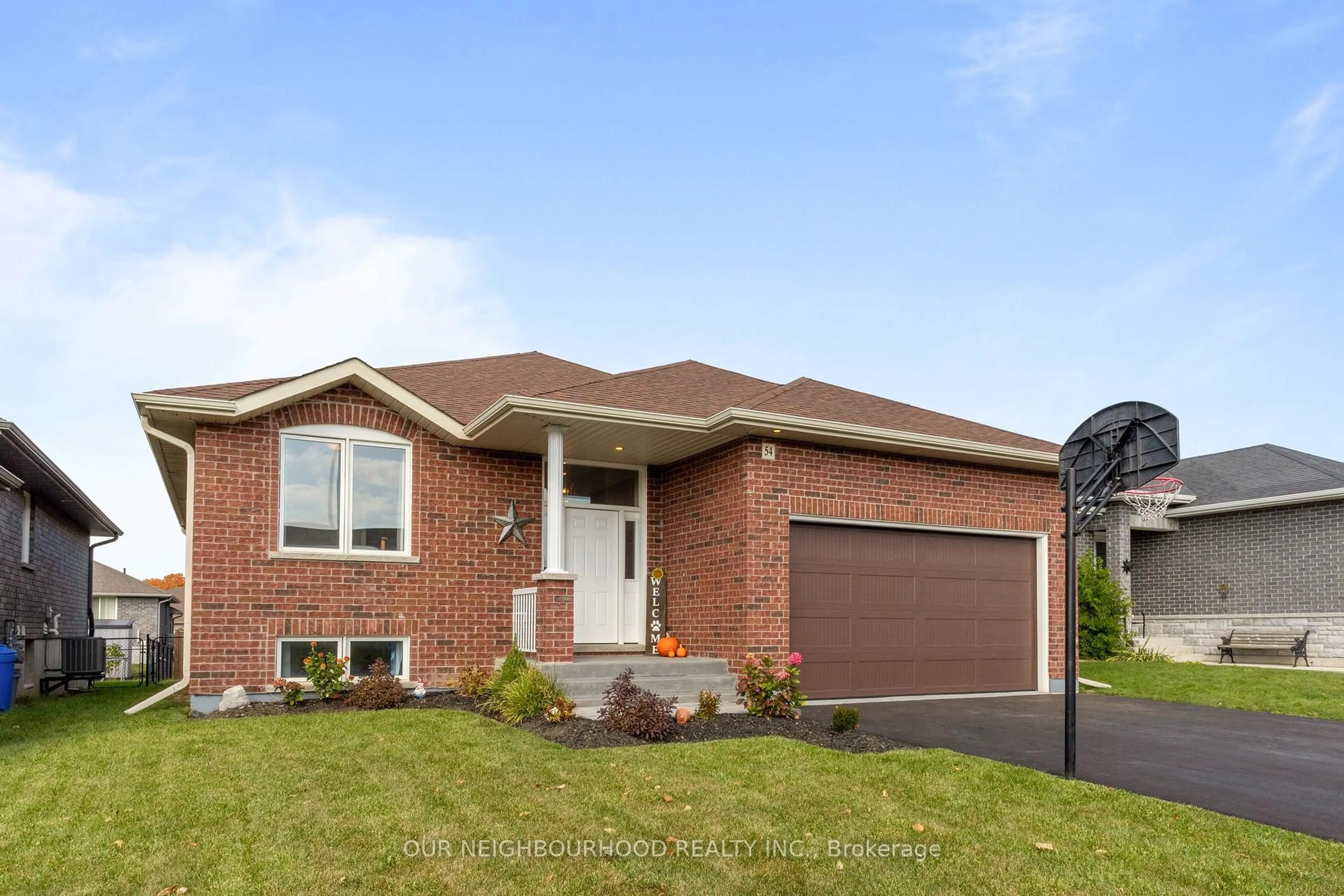 Home with brick exterior material, street for 54 Mcintosh Cres, Quinte West Ontario K8V 0G1