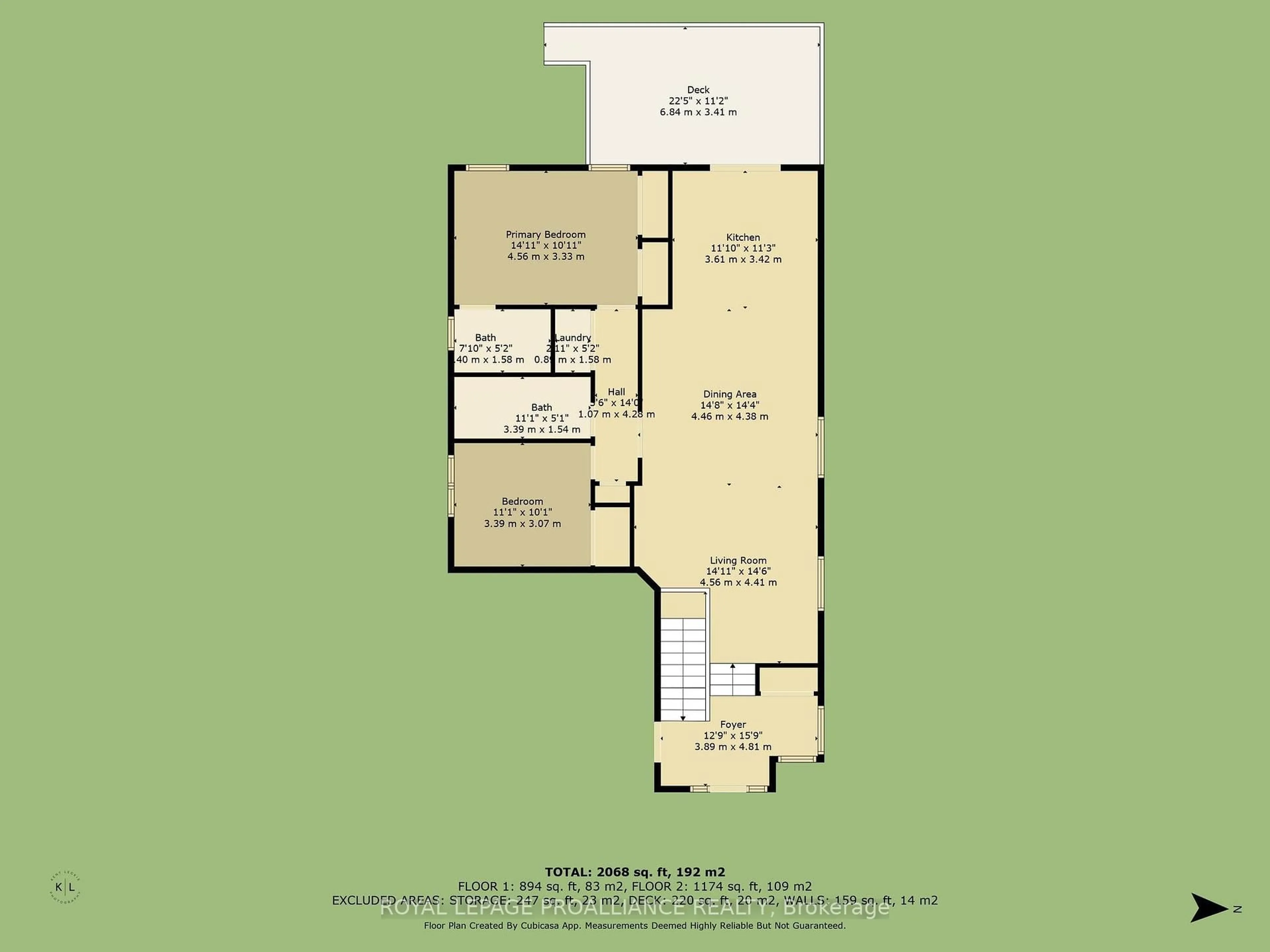 Floor plan for 273 Morgan St, Cobourg Ontario K9A 0L5