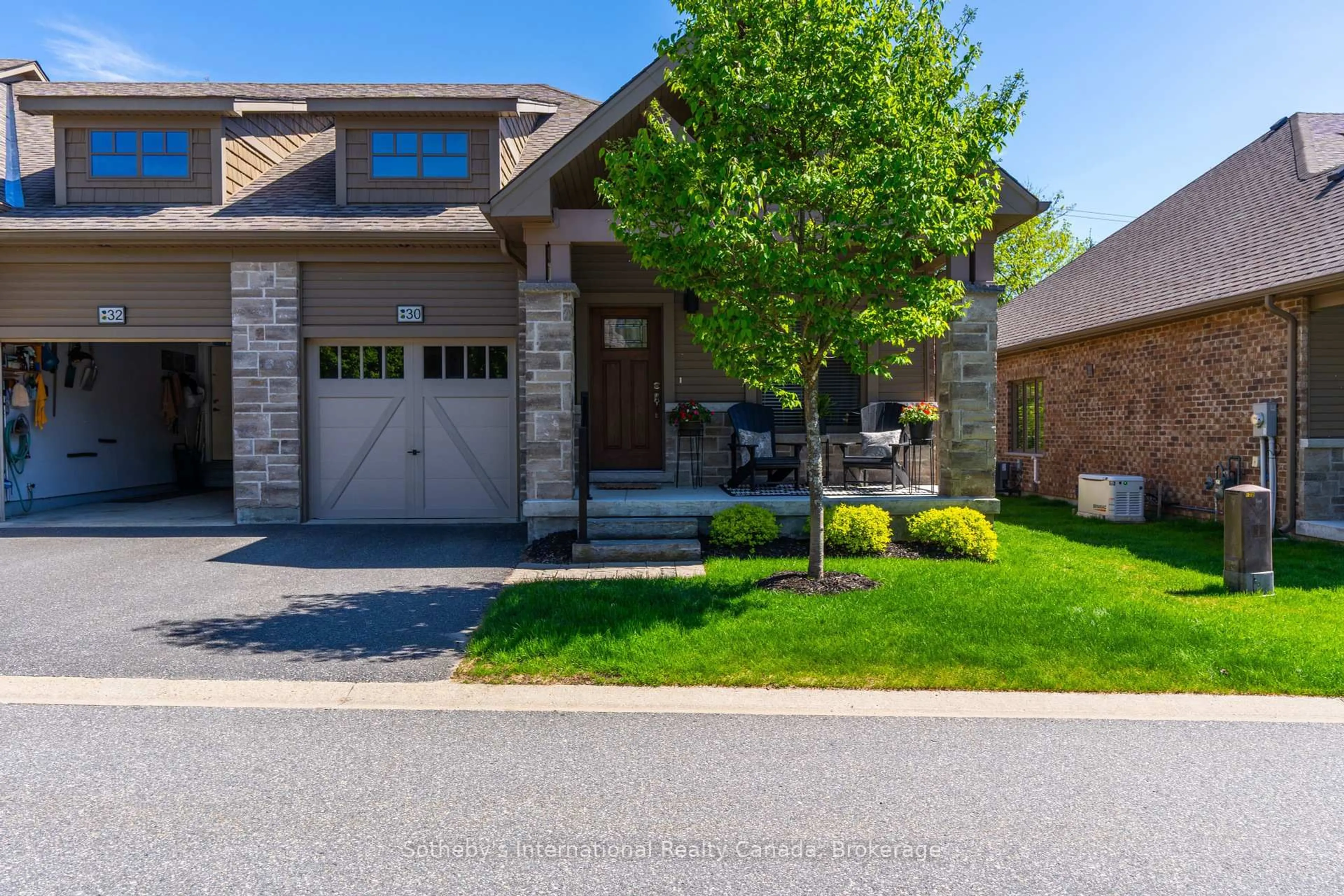 Home with brick exterior material, street for 30 Serenity Place Cres, Huntsville Ontario P1H 0C4